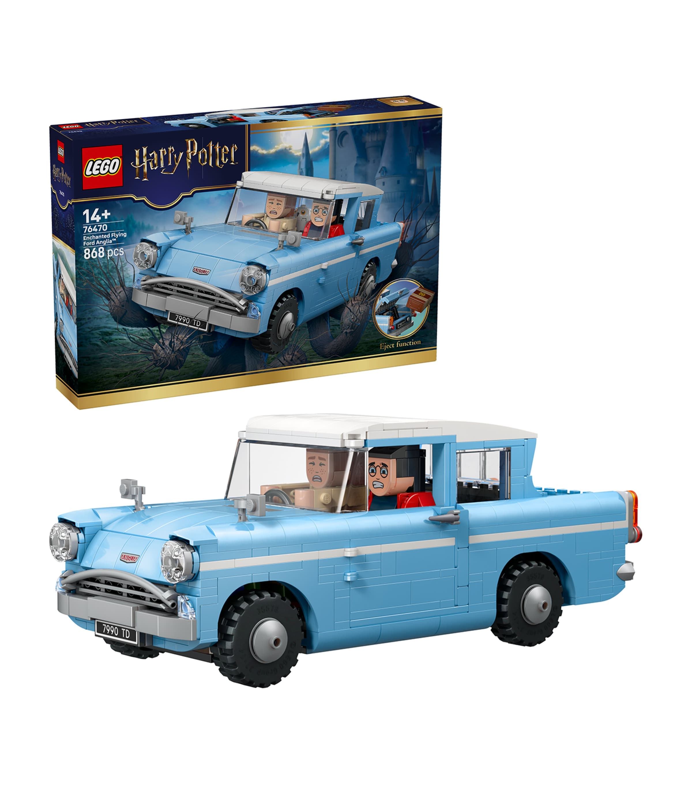 Harry Potter Enchanted Flying Ford Anglia Set 76470 MULTI Image 1