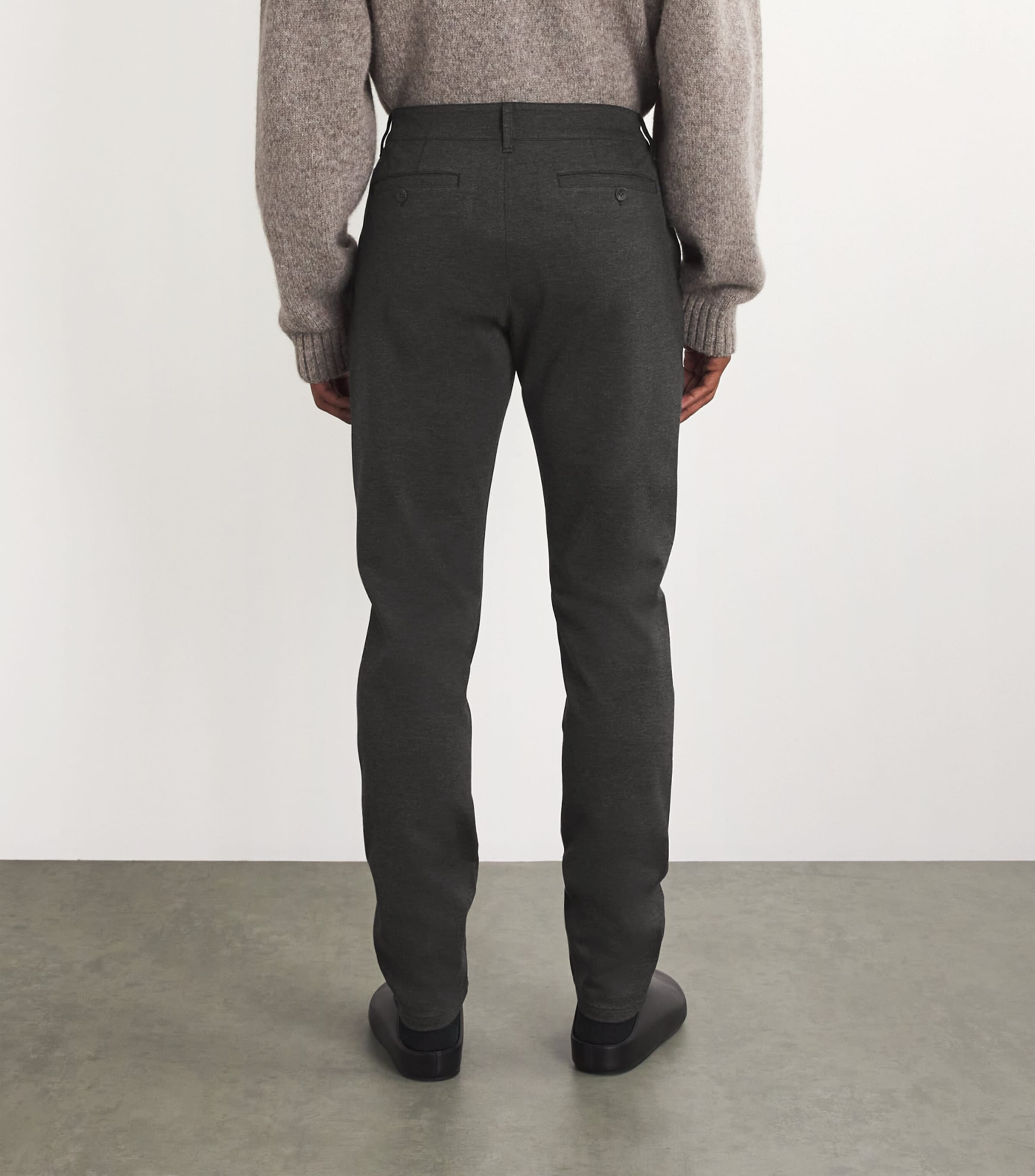 PAIGE Mens Stafford Slim Chinos Iced Black Image 4