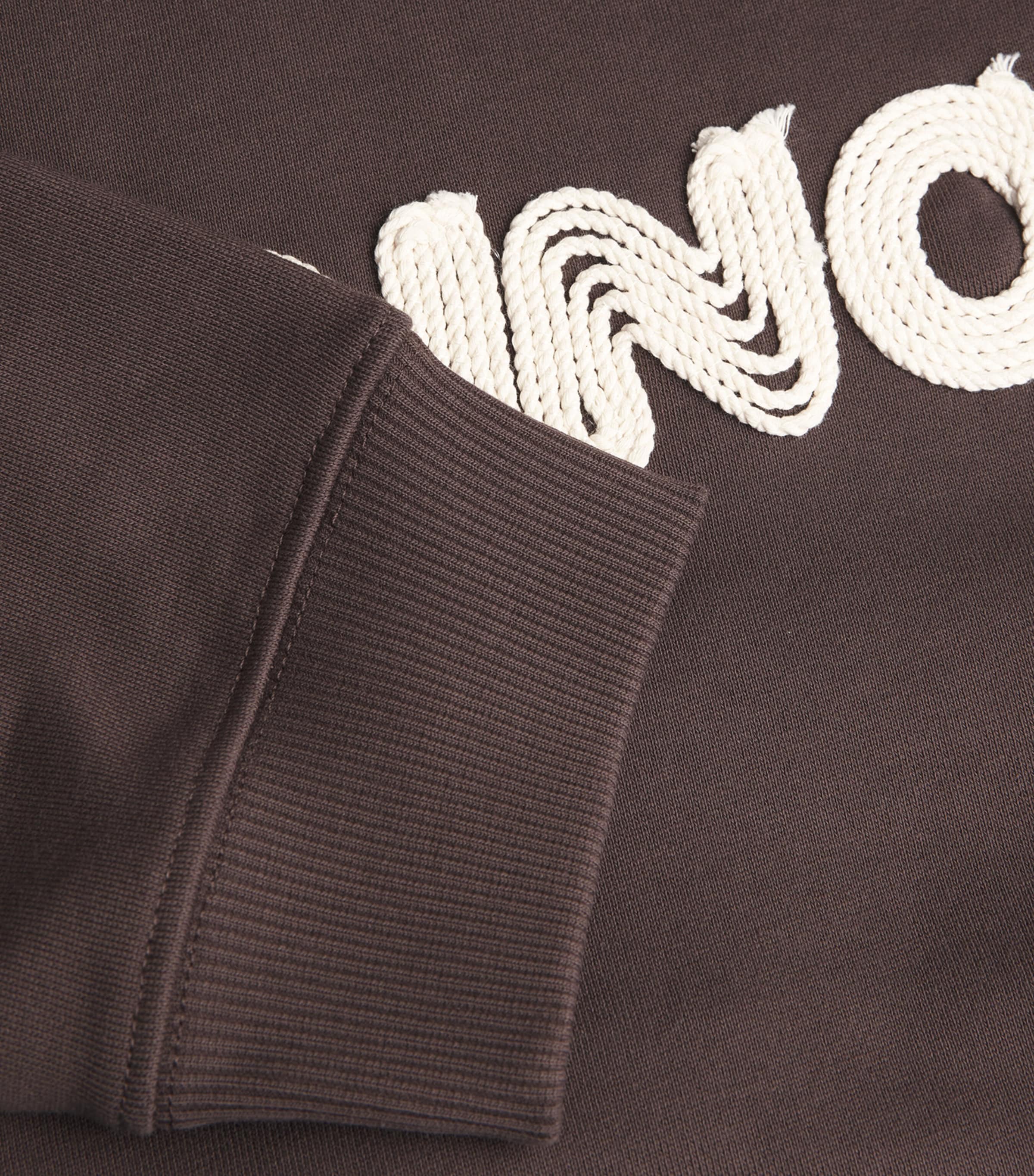 NN07 Mens Organic Cotton David Sweatshirt Coffee Image 5