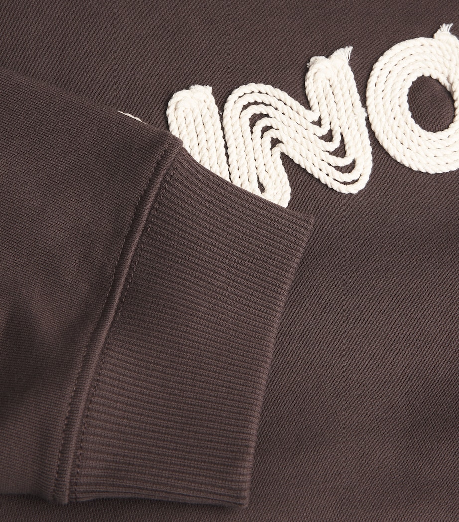 NN07 Mens Organic Cotton David Sweatshirt Coffee Image 5