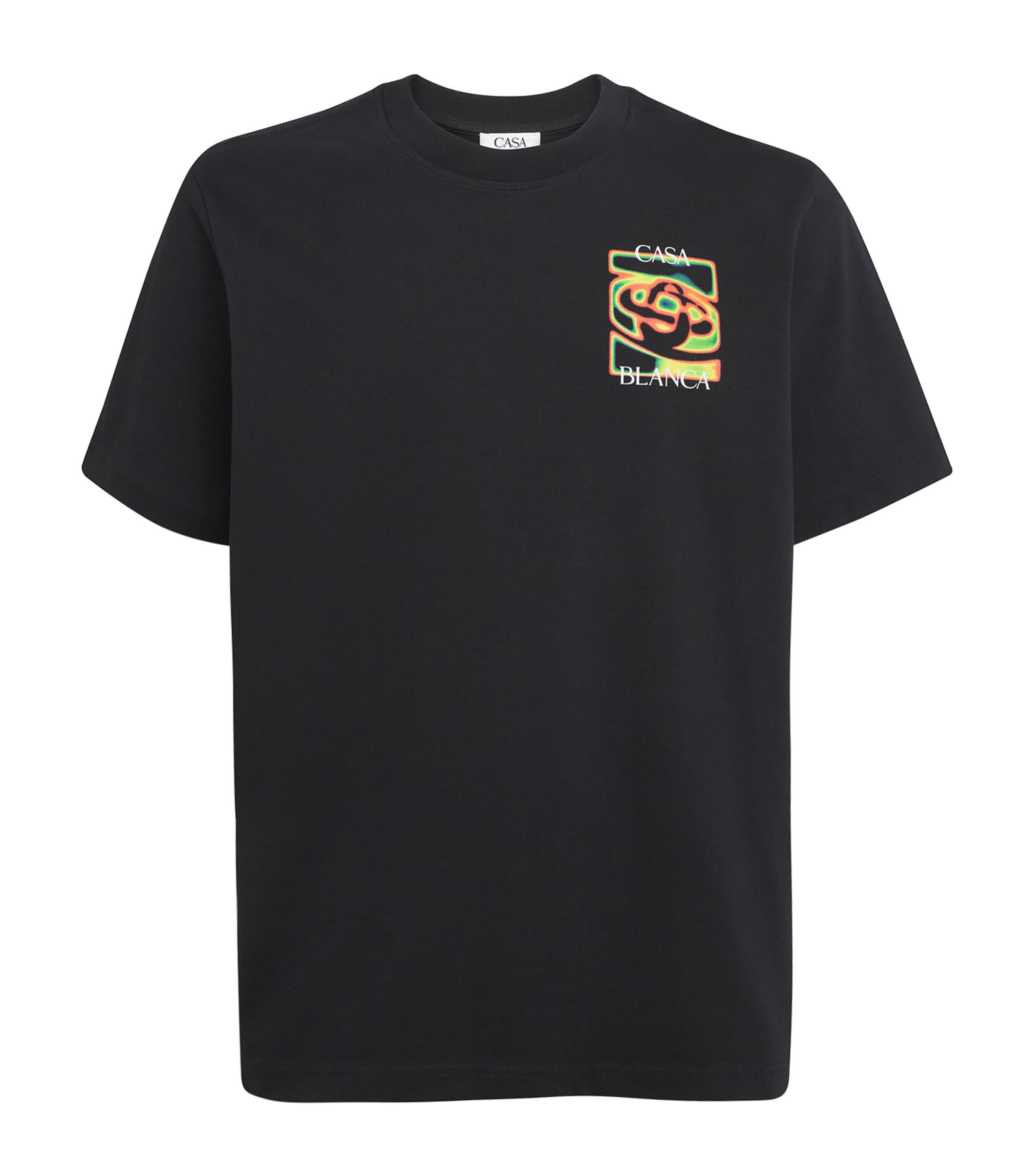 Organic Cotton Heat Map Logo T-Shirt BLACK HEAT MAP Image 1