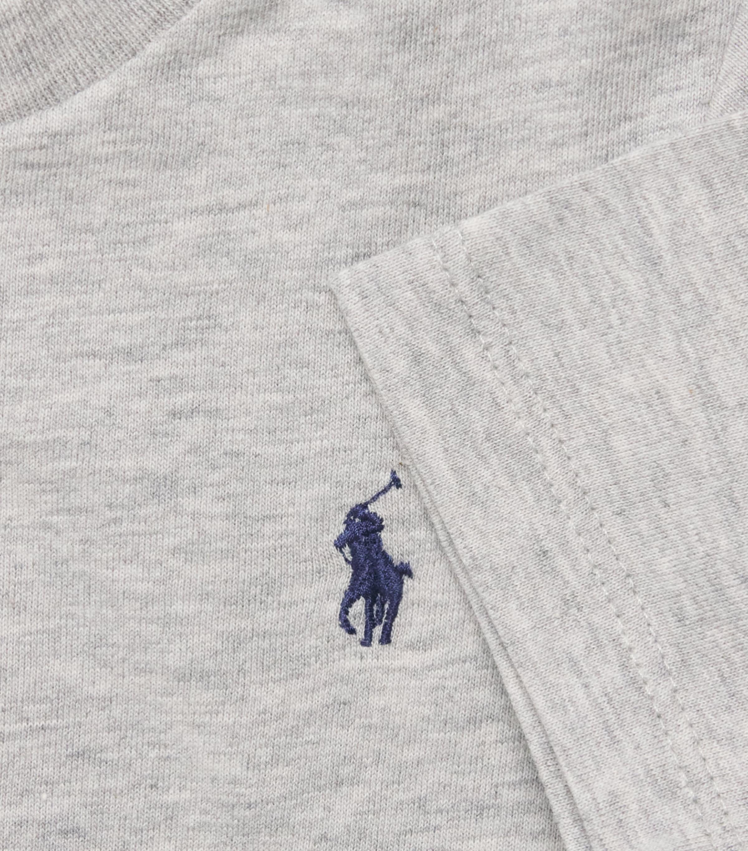 Ralph Lauren Kids Cotton Logo T-Shirt (3-24 Months) Andover Heather Image 3