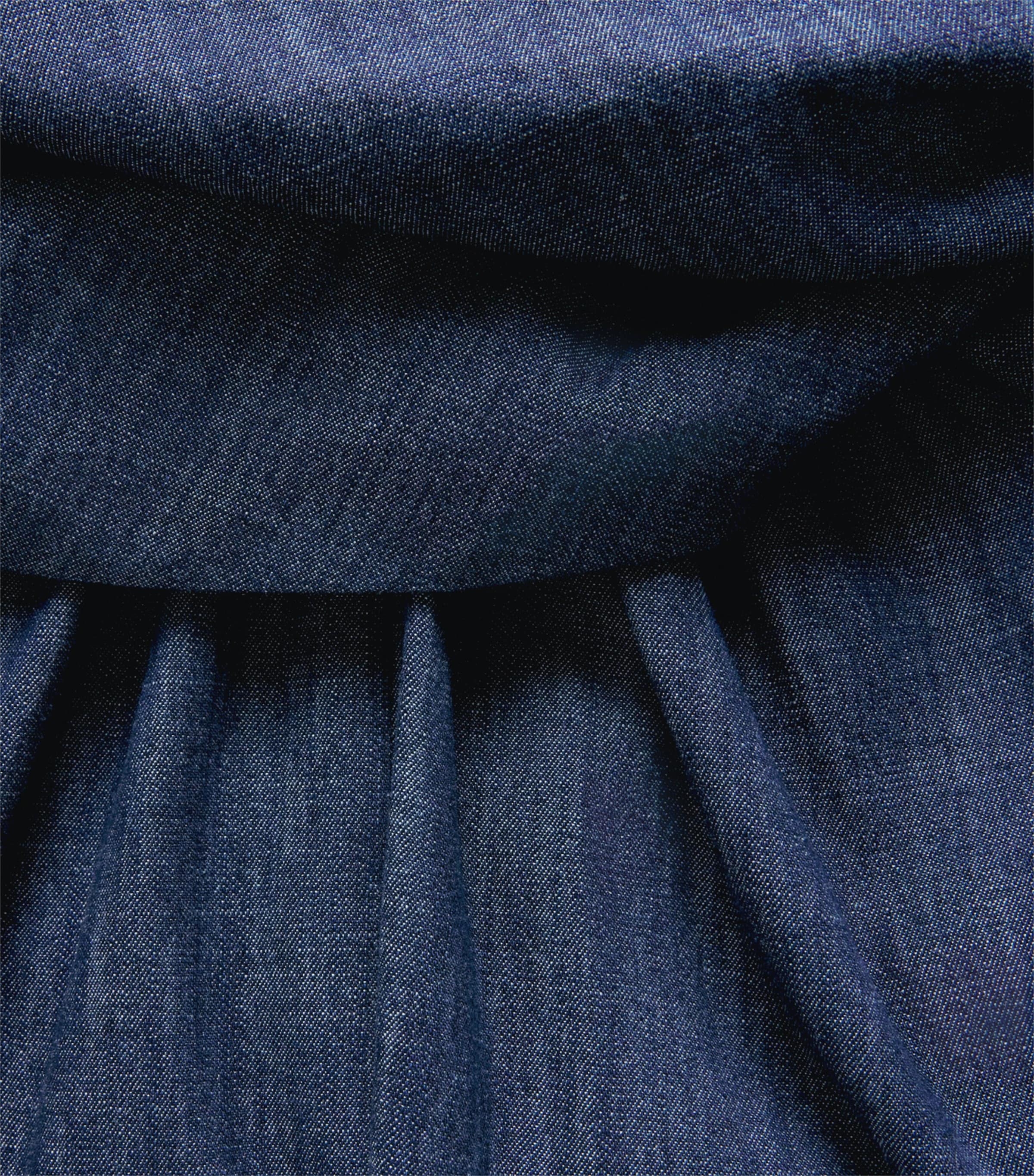 Altuzarra Womens Cotton Chambray Penny Midi Dress Titan Image 6