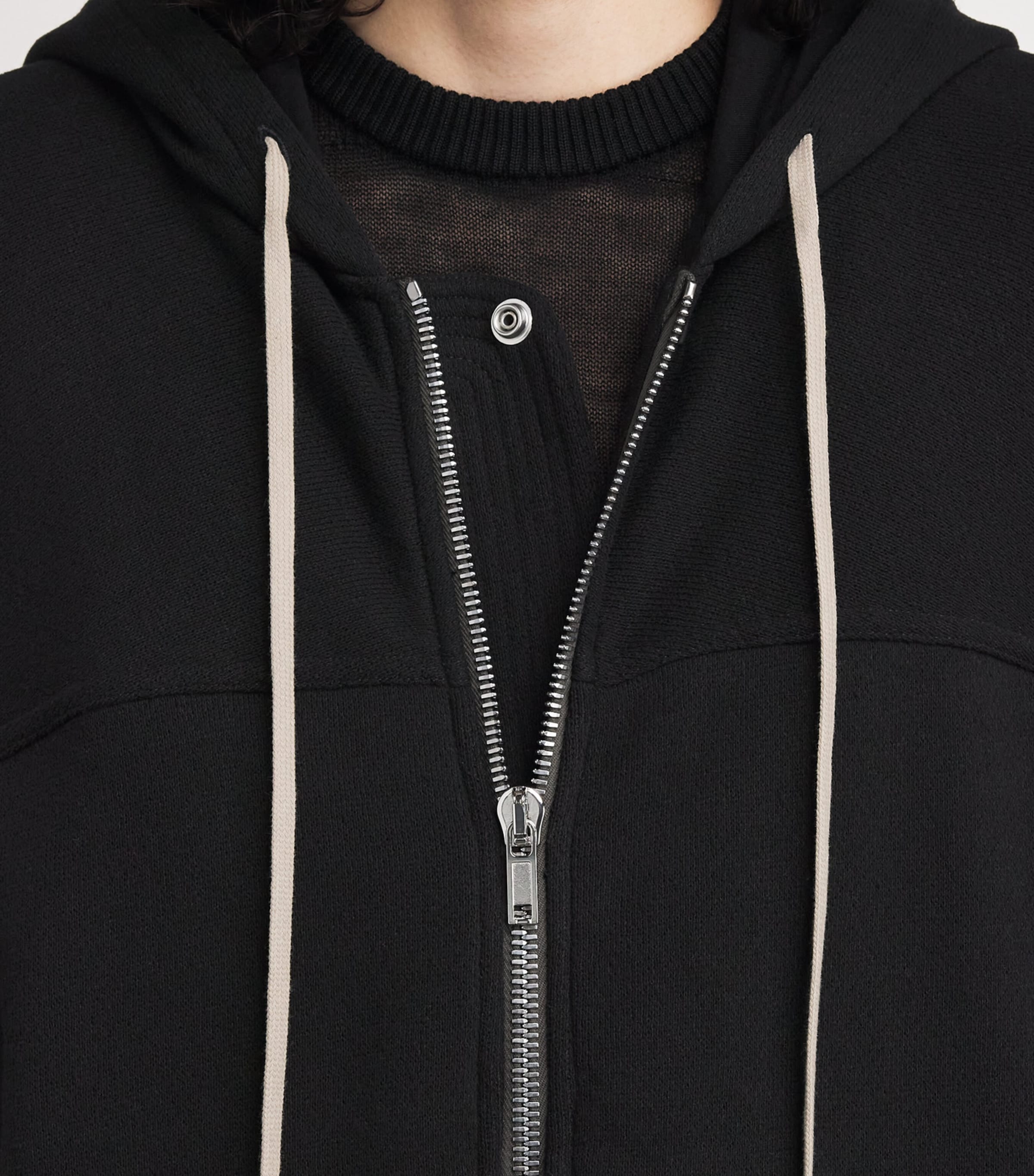 Terry Jersey Windbreaker Hoodie BLACK/ 09 Image 6