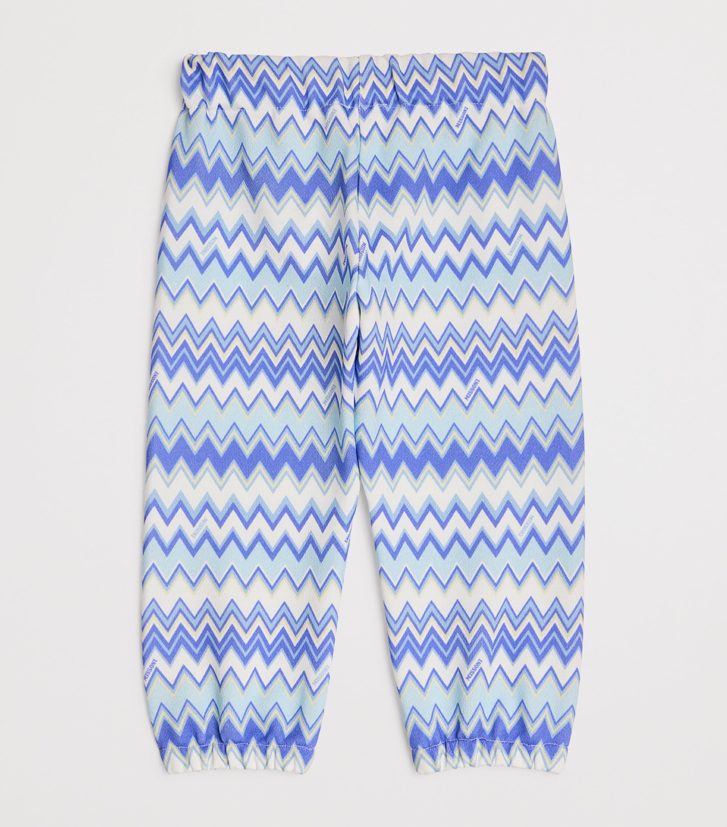 Zigzag Sweatpants (6-24 Months) 100CEWHITE/LGHT BLUE Image 2