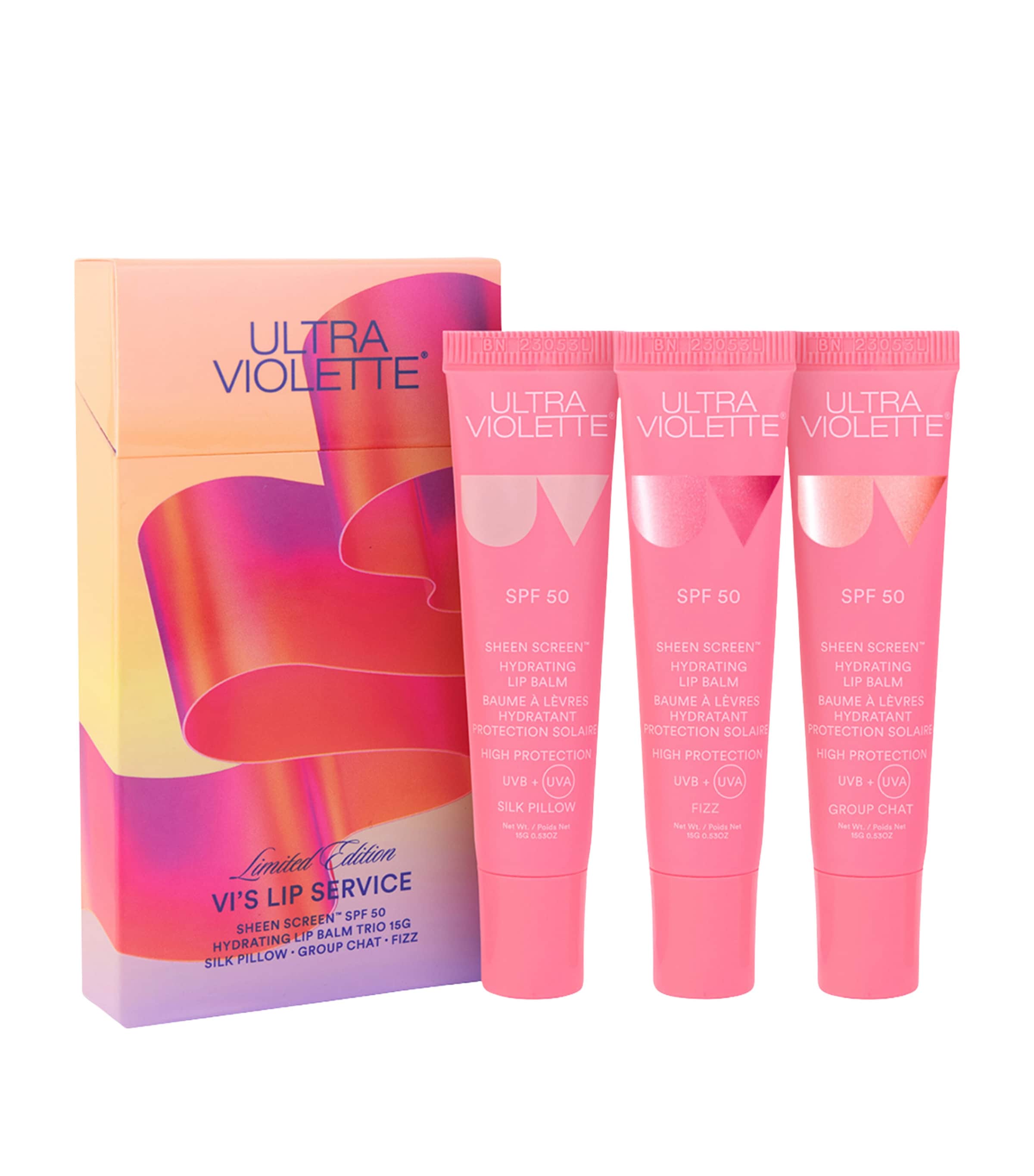 Ultra Violette Lip Service Hydrating Lip Balm Trio