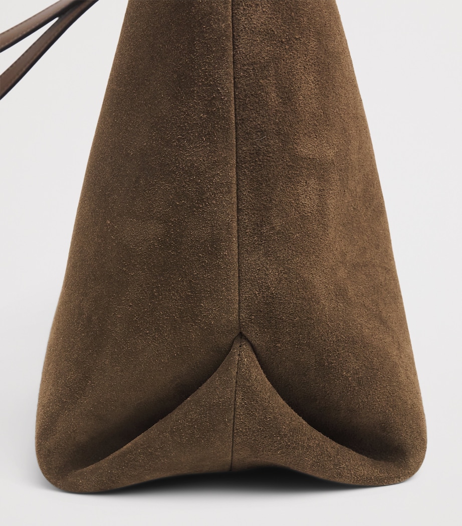 Suede Tokyo Tote Bag HAZEL/HAZEL Image 6