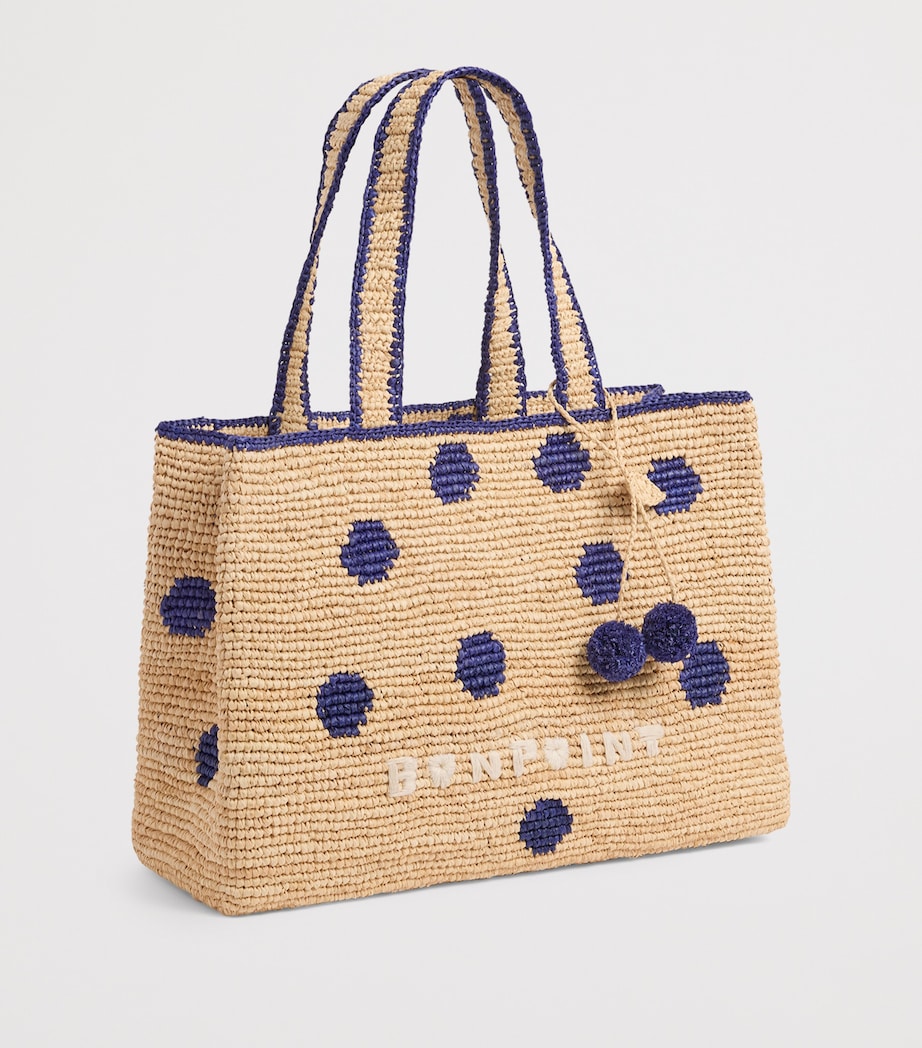 Raffia Tote Bag PO MARINE Image 4