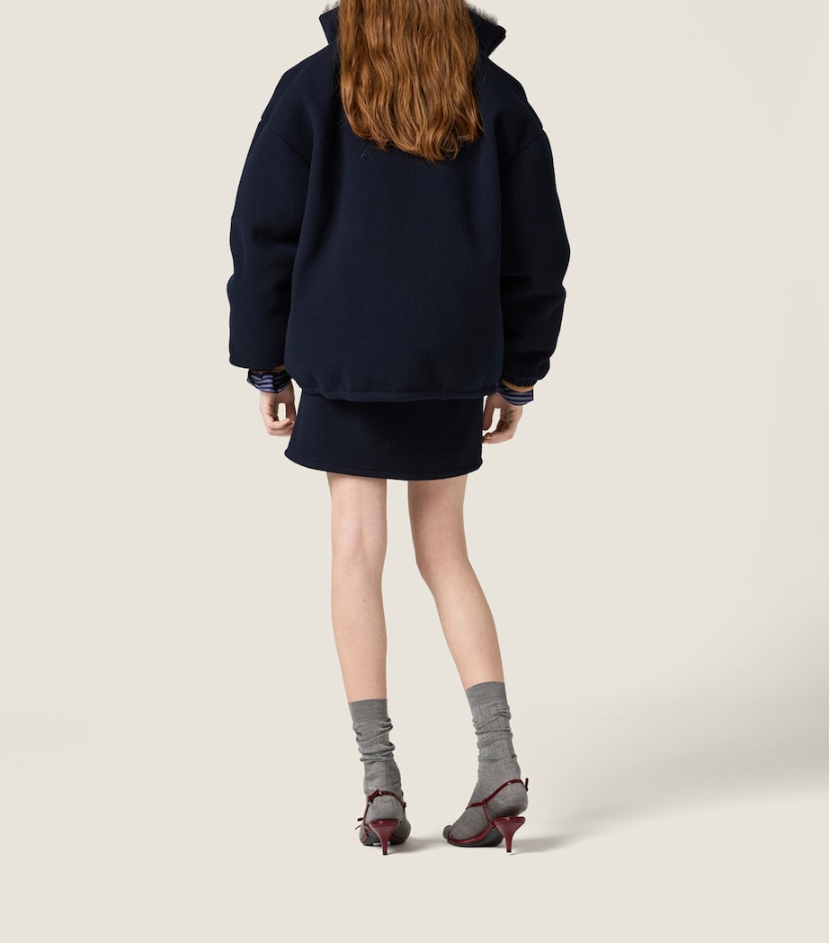 Fleece Logo Mini Skirt F0008 Image 3