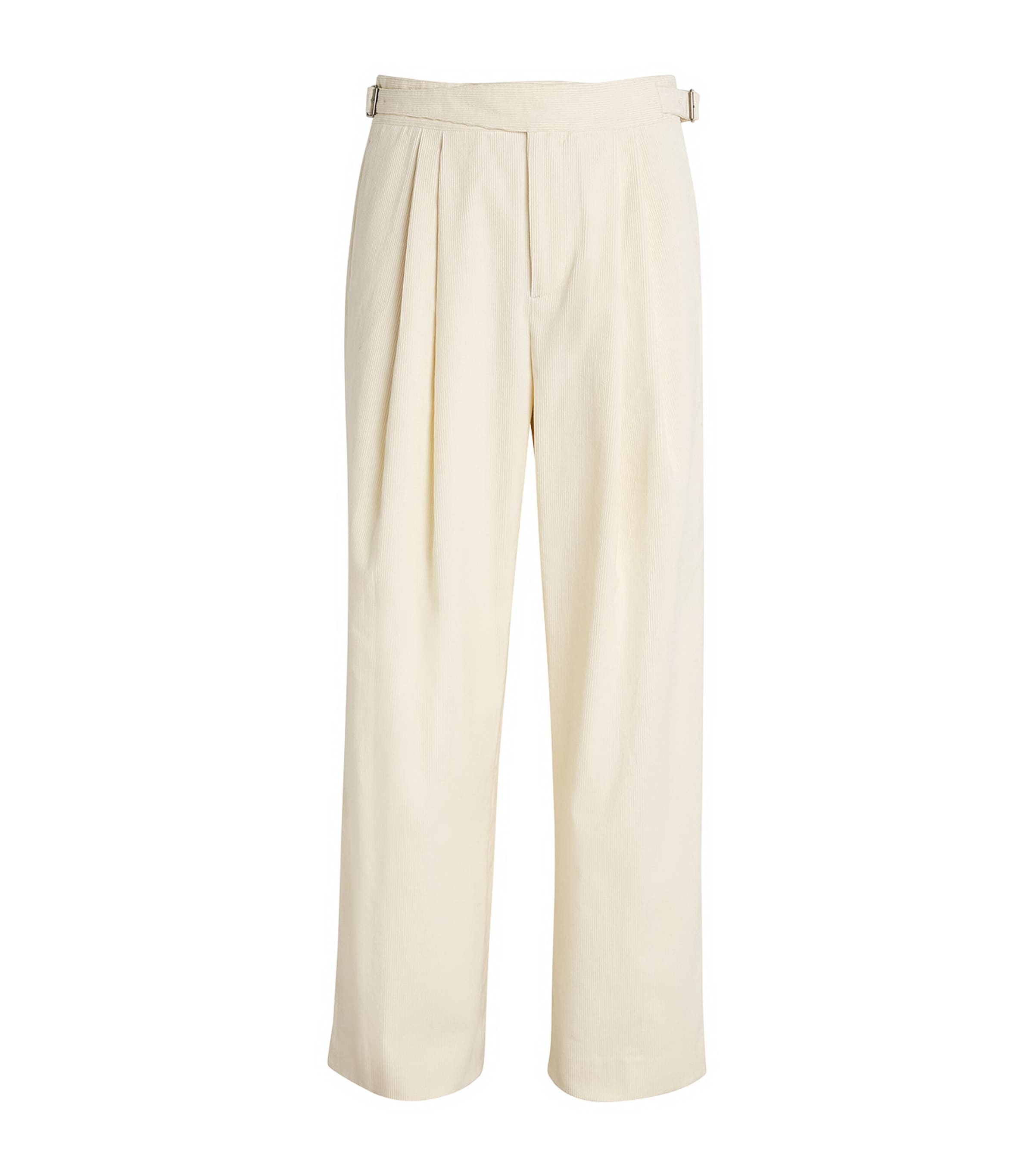 Le 17 Septembre Corduroy Ghurka Trousers In Neutral