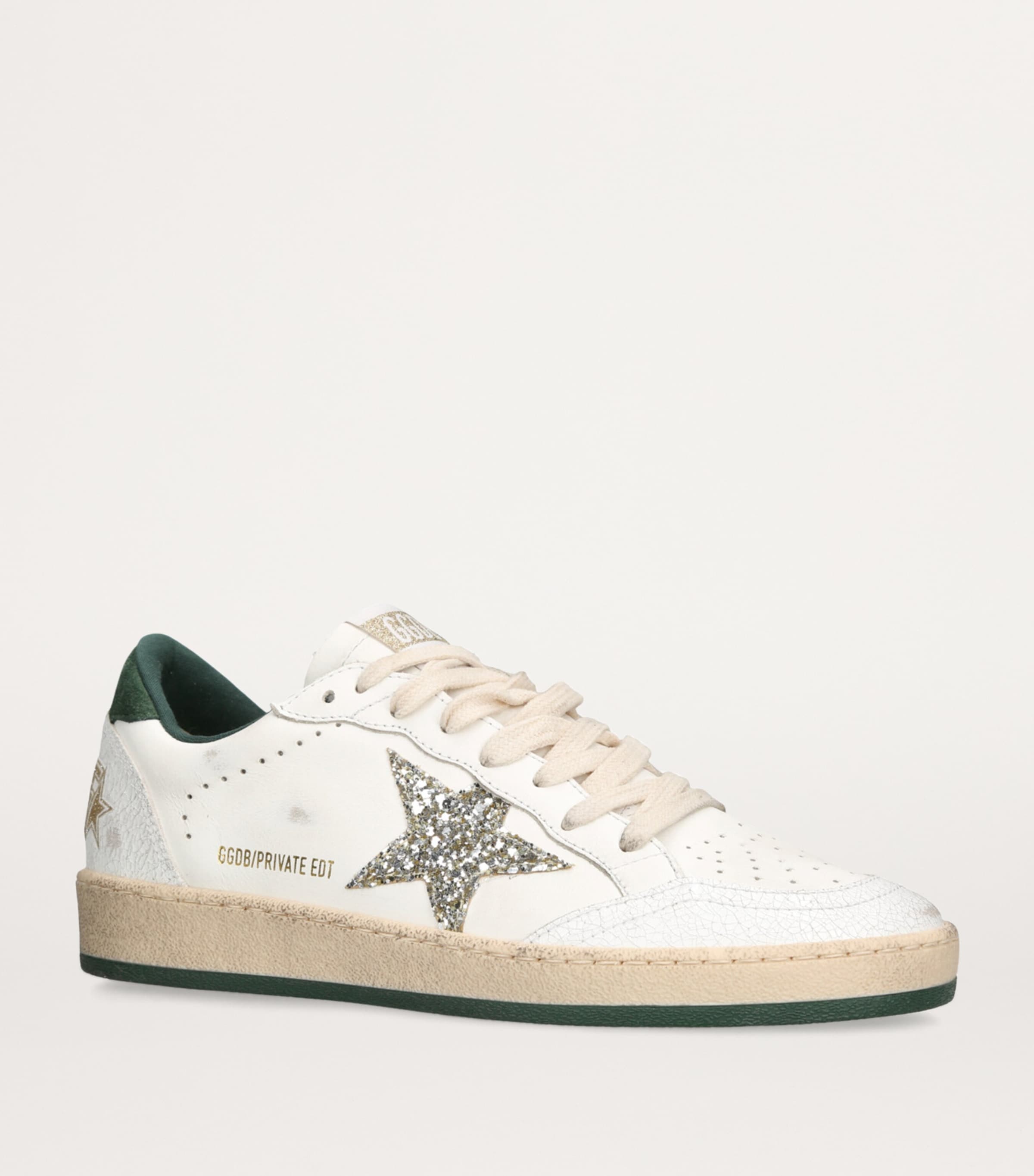 Leather Ball Star Sneakers WHITE/COMB Image 4