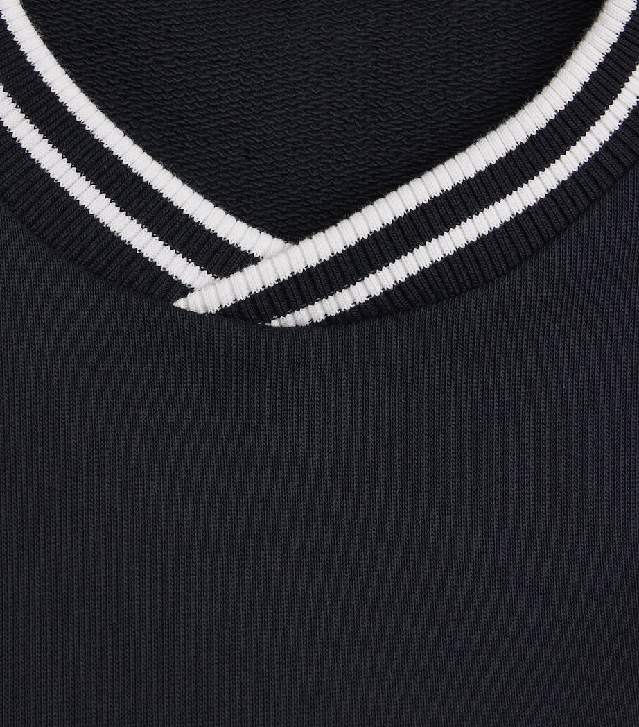 Cotton Embroidered Logo Sweatshirt UB118 Image 5