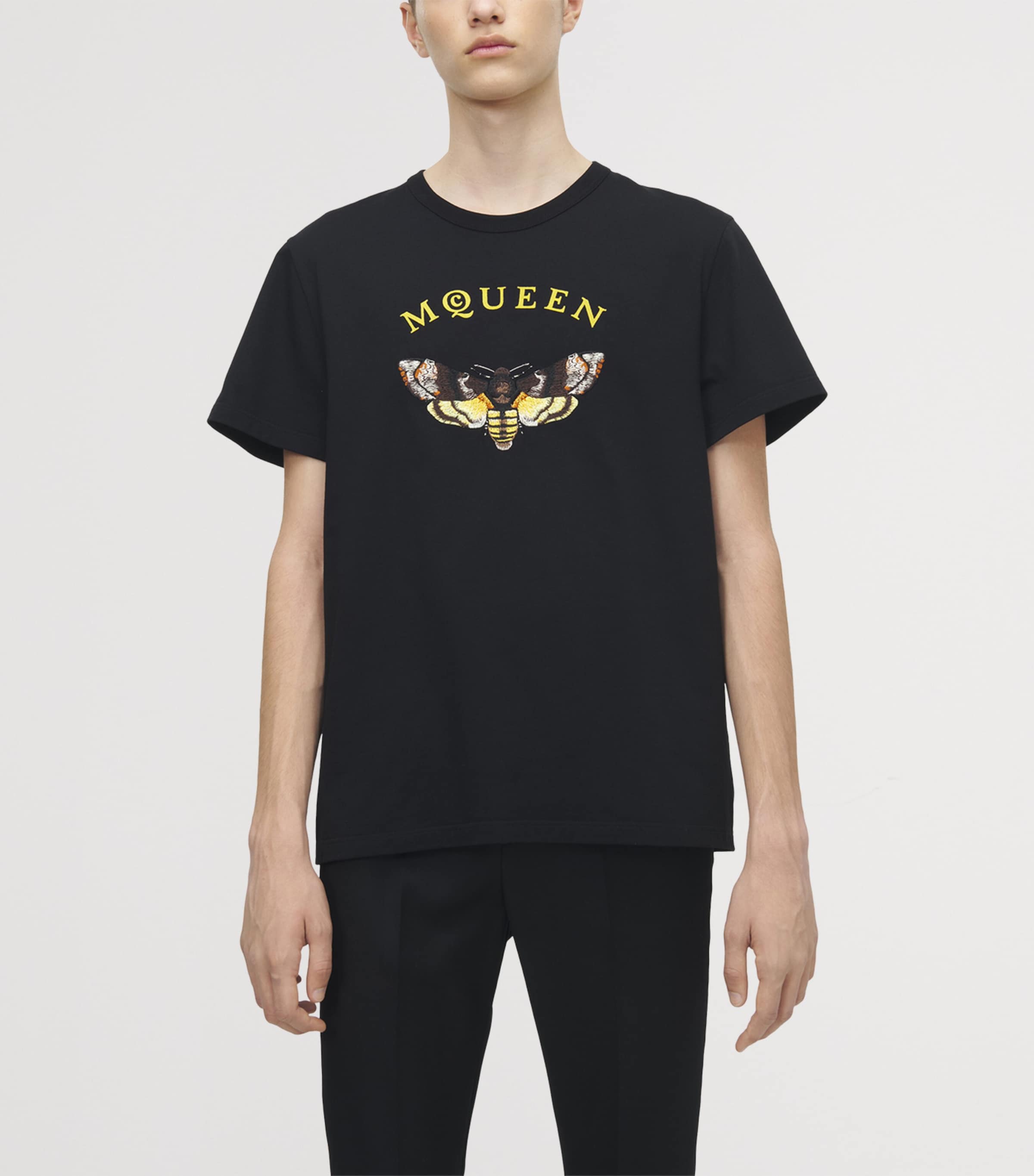 Cotton Embroidered Logo T-Shirt 0510 Image 5