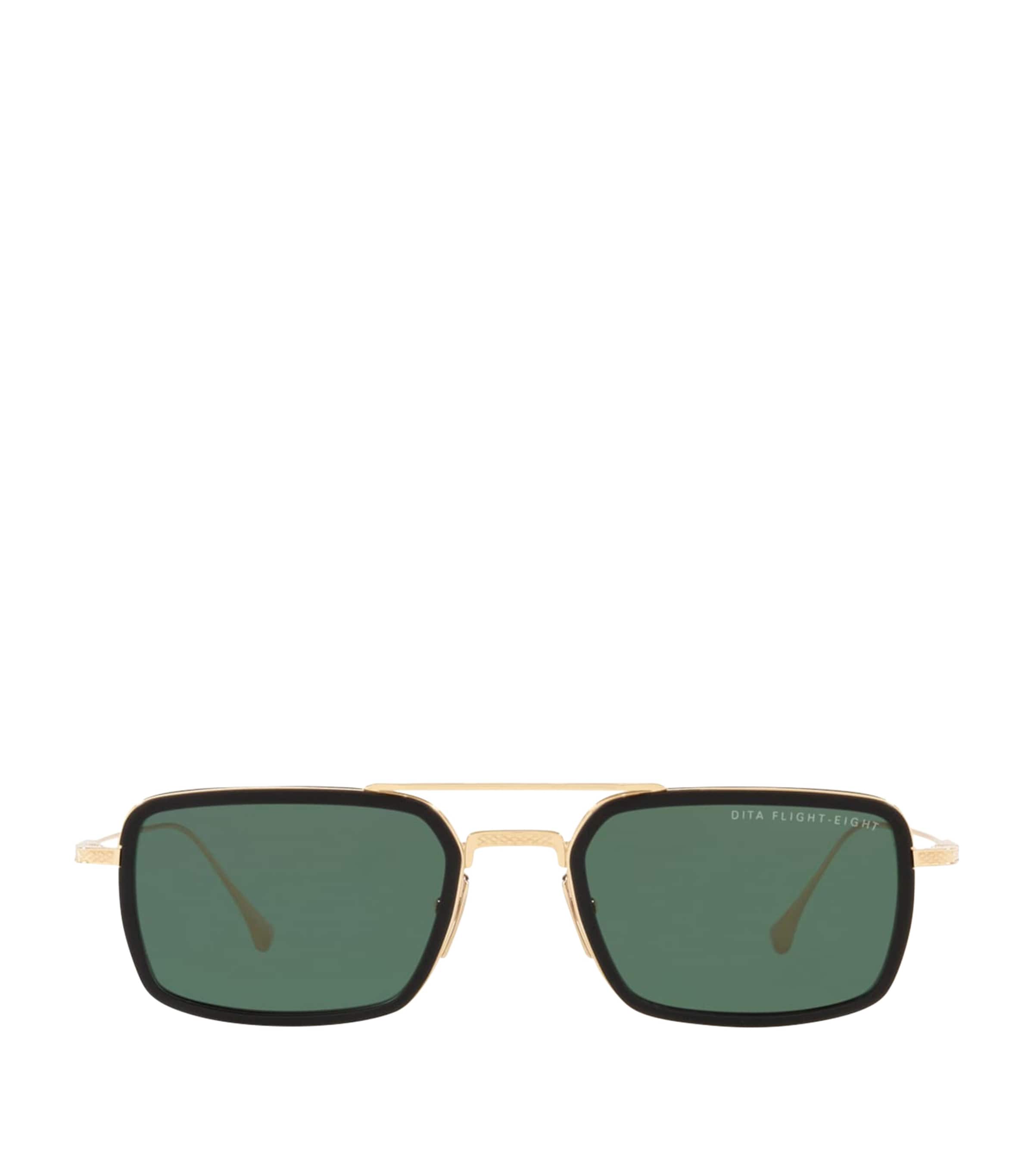 DITA Flight Eight Rectangle Sunglasses Black Image 1