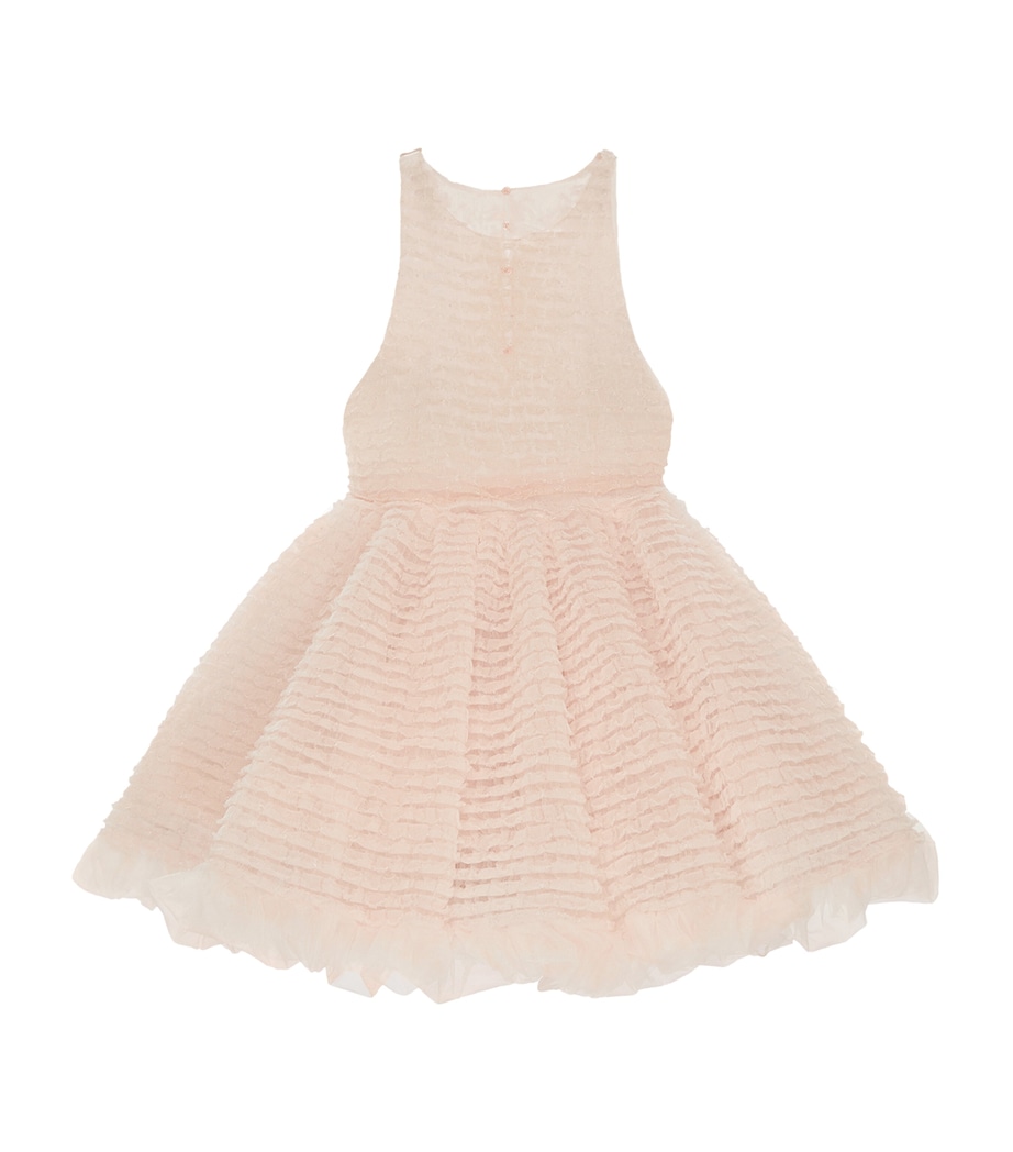 Givenchy Womens Tiered Mini Dress Light Peach Image 1