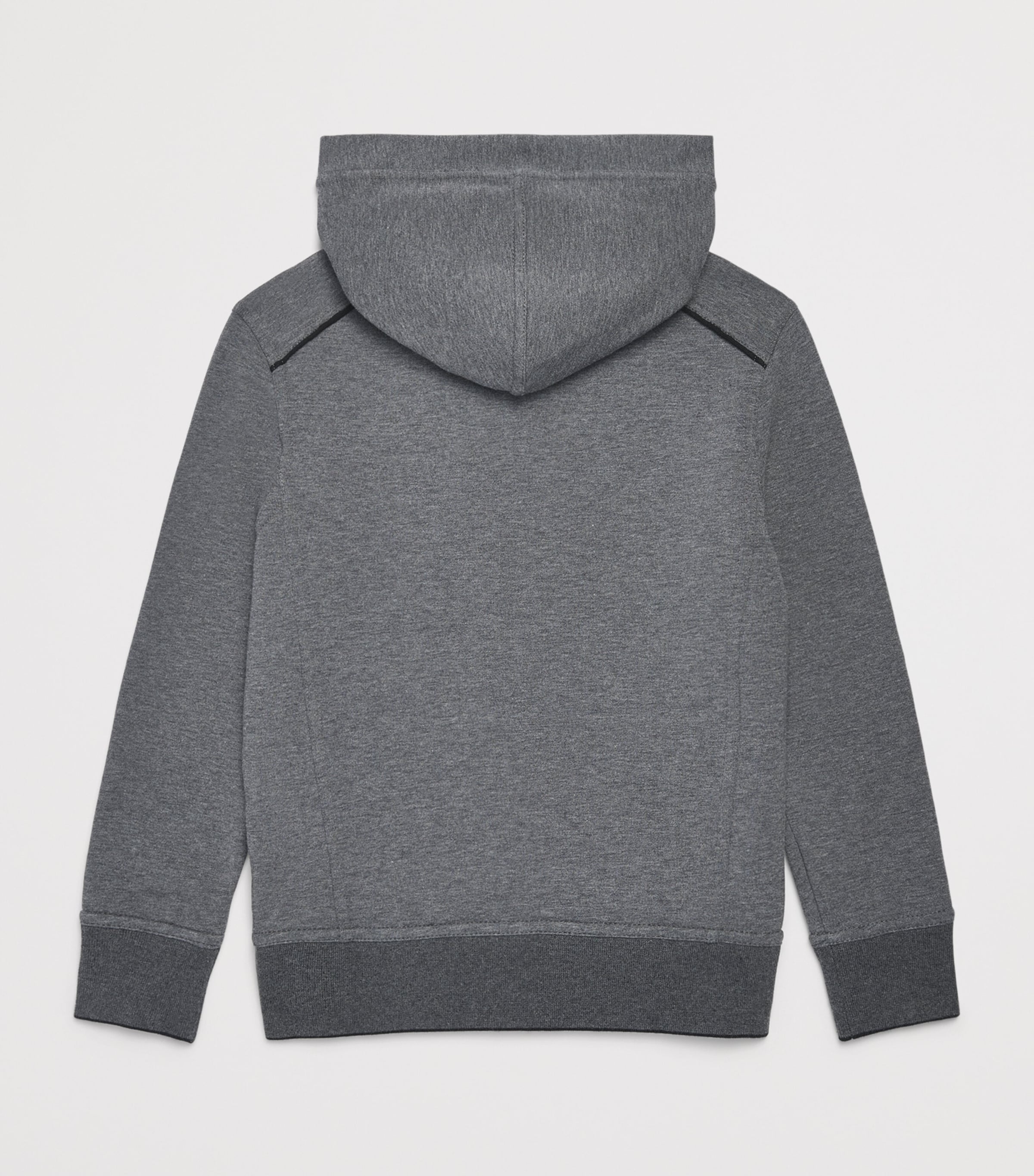 Stefano Ricci Kids Cotton Zip-Up Hoodie (4-16 Years) Greyc. Image 2