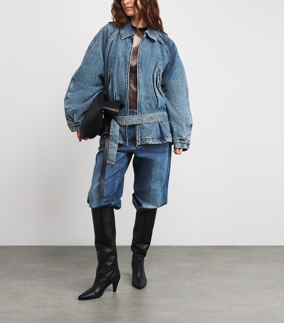 June Dive Denim Jacket C0105 DIVE BLUE WASH Image 2