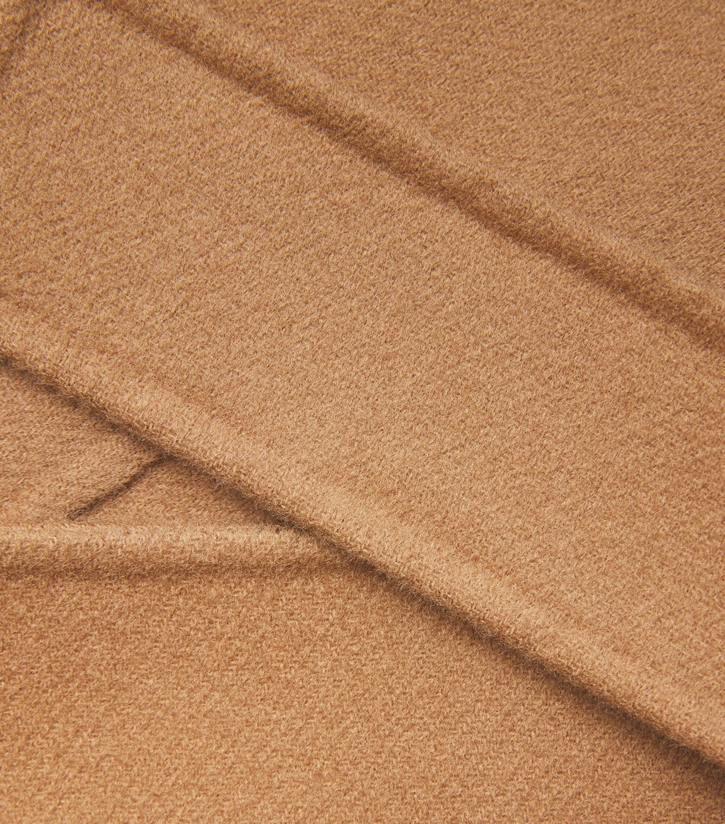 Max Mara Womens Virgin Wool Belted Paolore Coat Camel Image 5