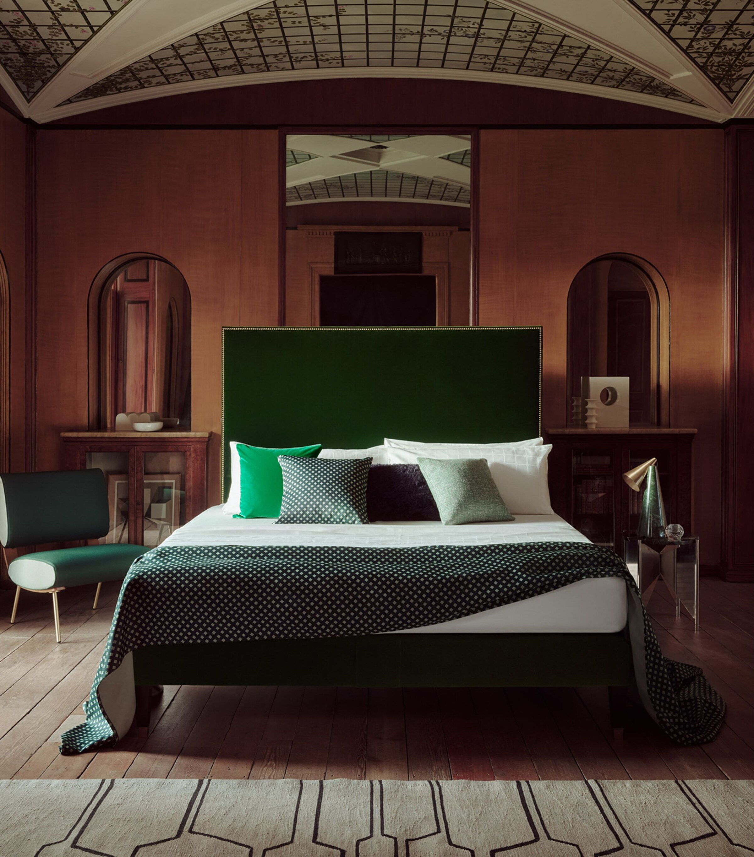 Harlech Nº4 Bed GREEN Image 2