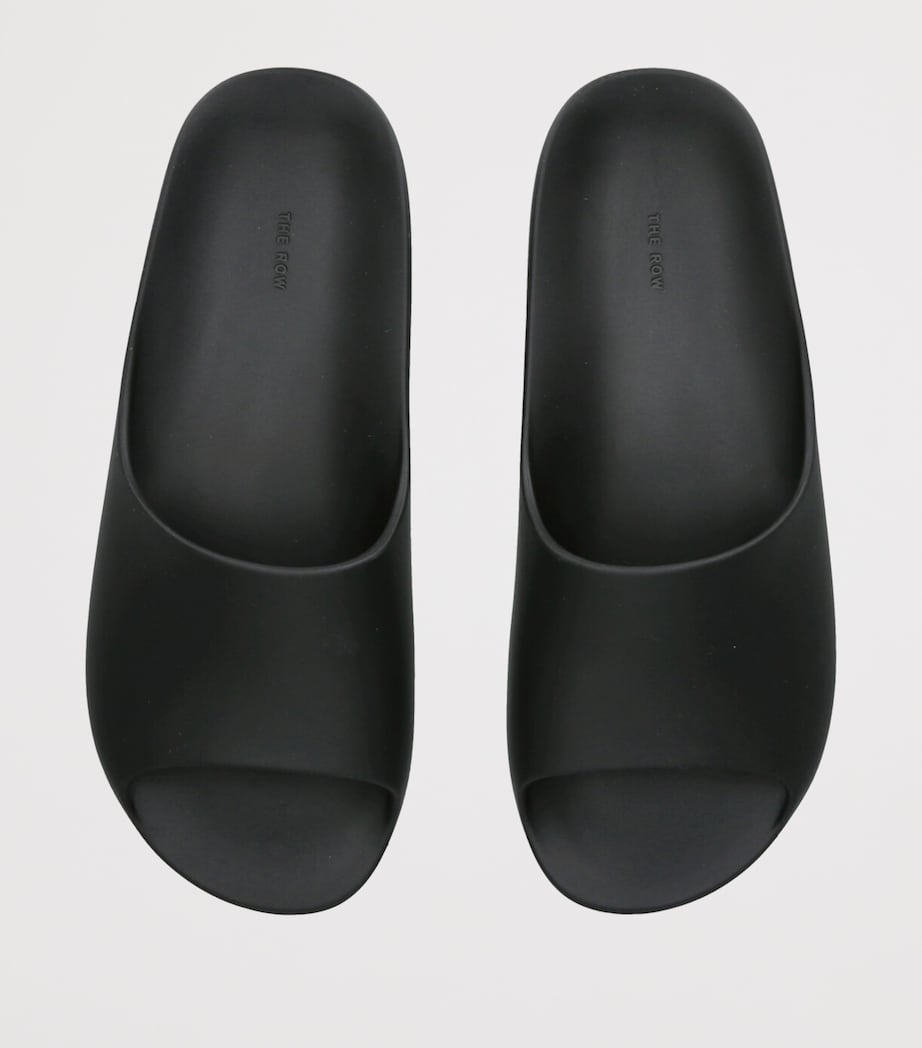 Ama Rubber Slides BLACK Image 4