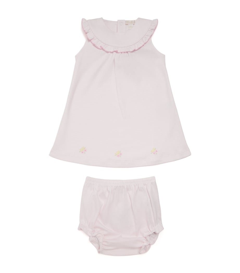Pima Cotton Dress and Bloomers Set (0-18 Months) K650PINK Image 1