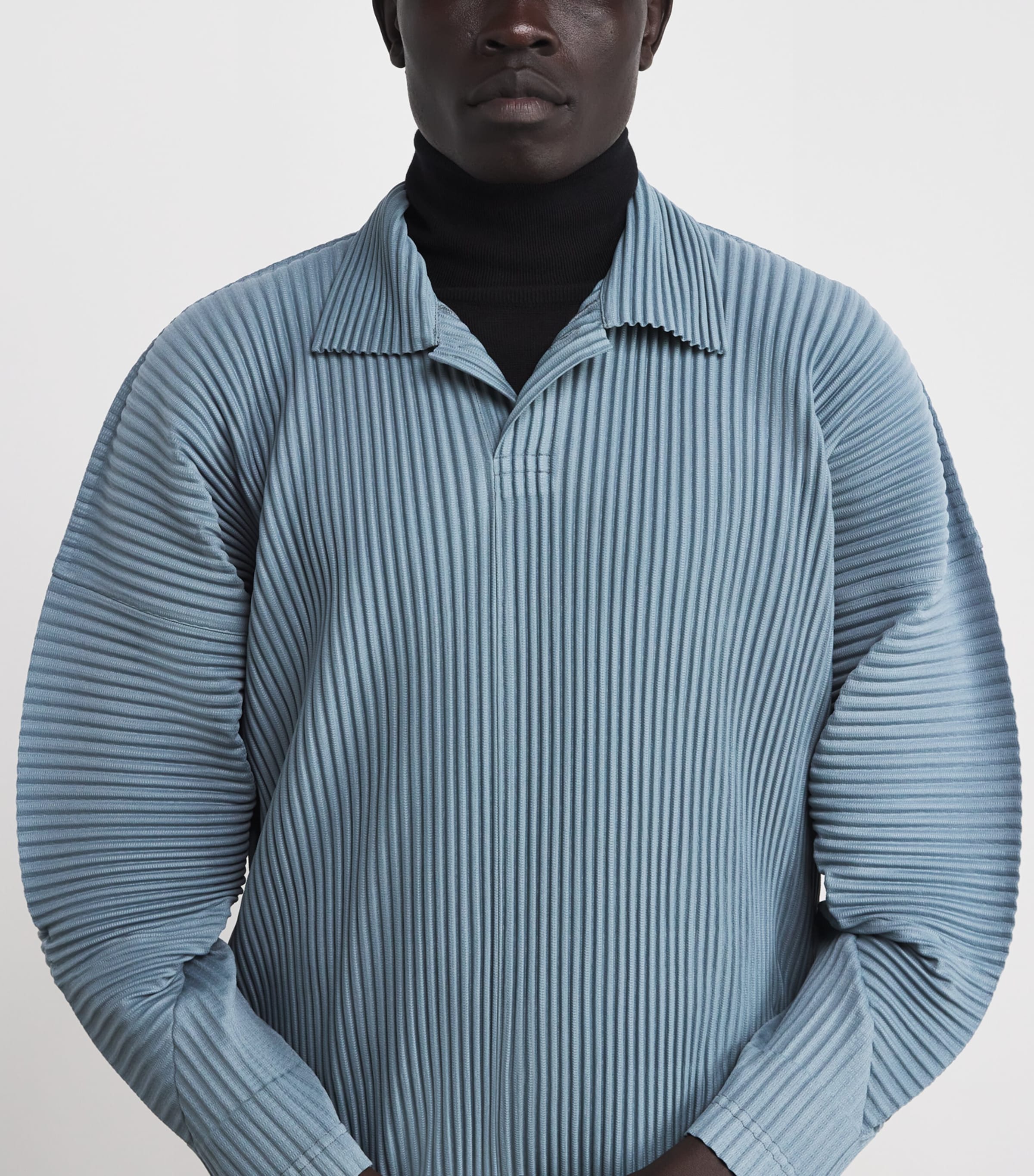 【専用】協様HOMME PLISSÉ ISSEY MIYAKE グレー長袖 Grey Pleated long-sleeve t-shirt by Homme Plisse Issey