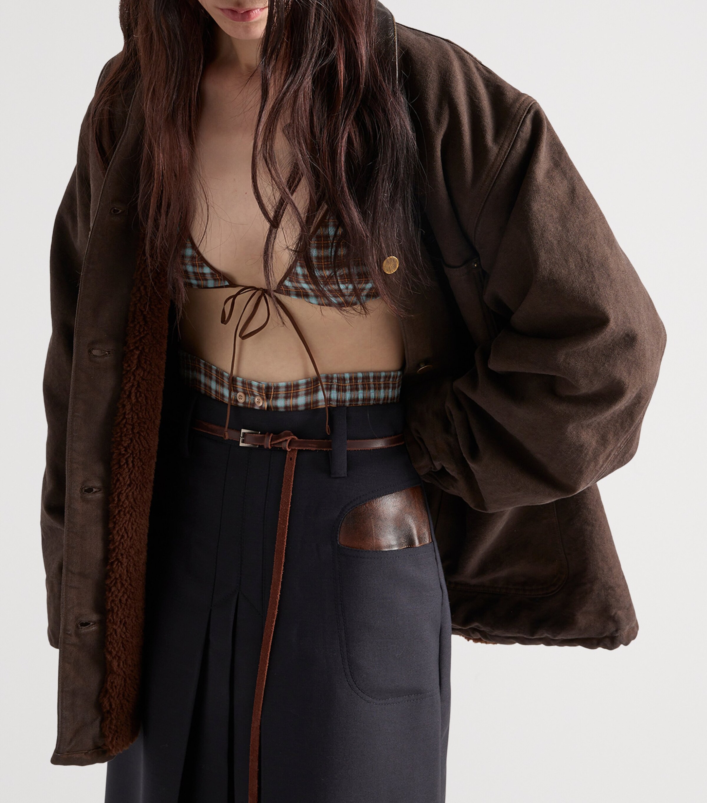 Canvas Oversized Jacket F0027 Image 4