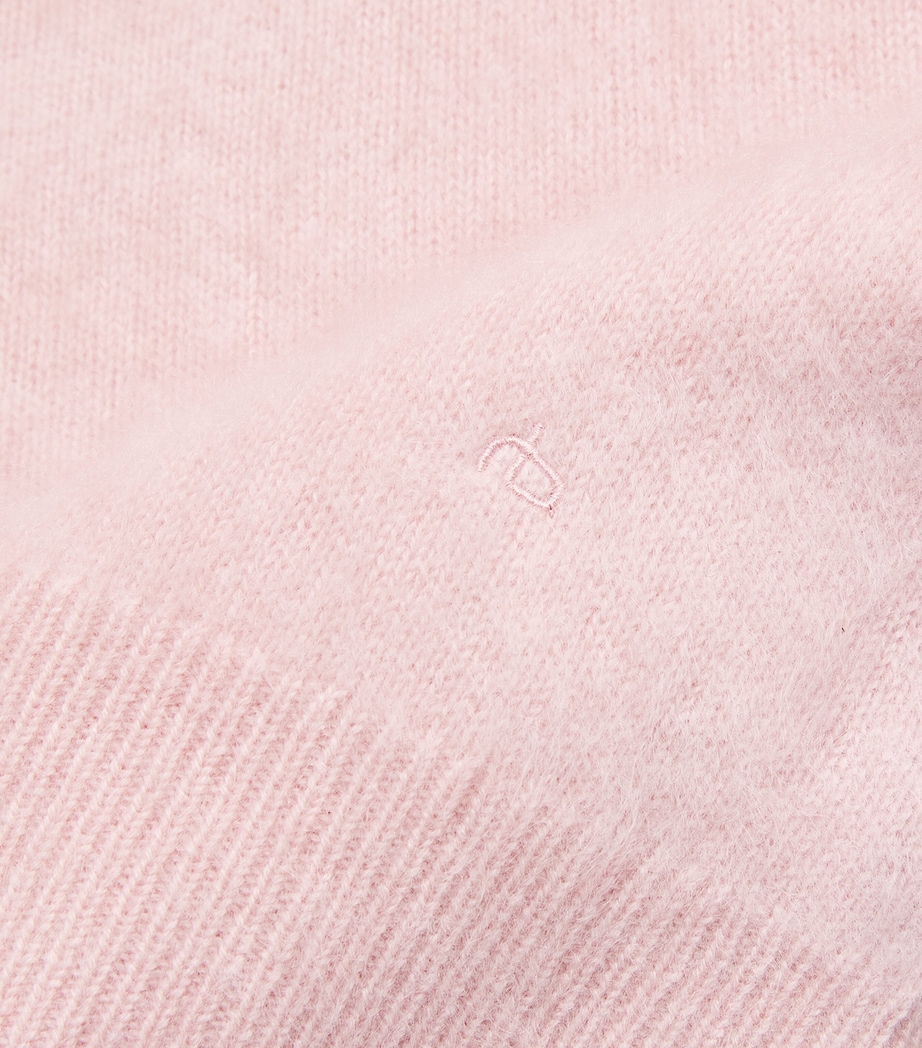 Rag & Bone Womens Brushed Cashmere Jada Sweater Pink Image 6