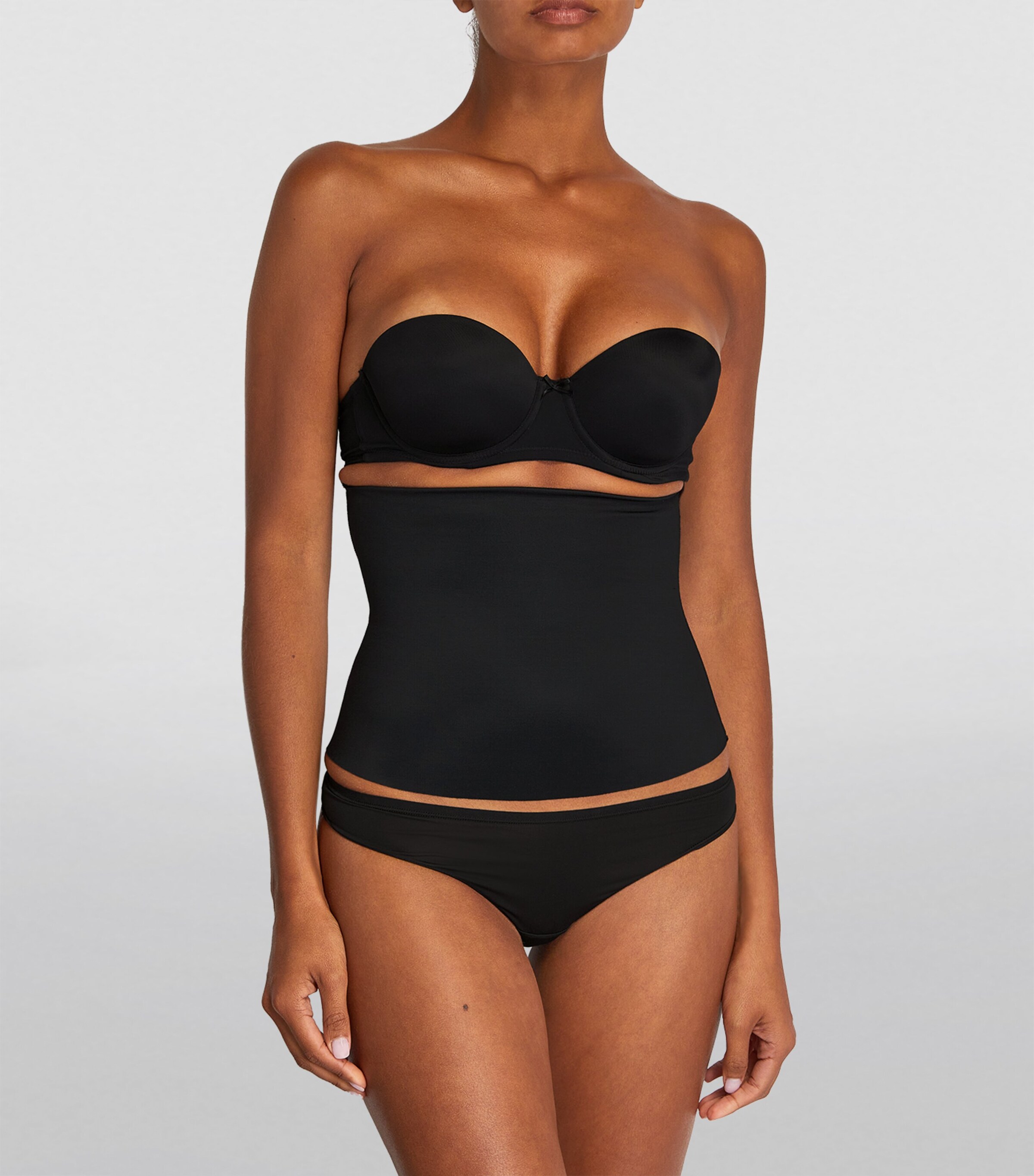 SPANX Womens Suit Your Fancy Corset - Medium Control Very Black Image 2