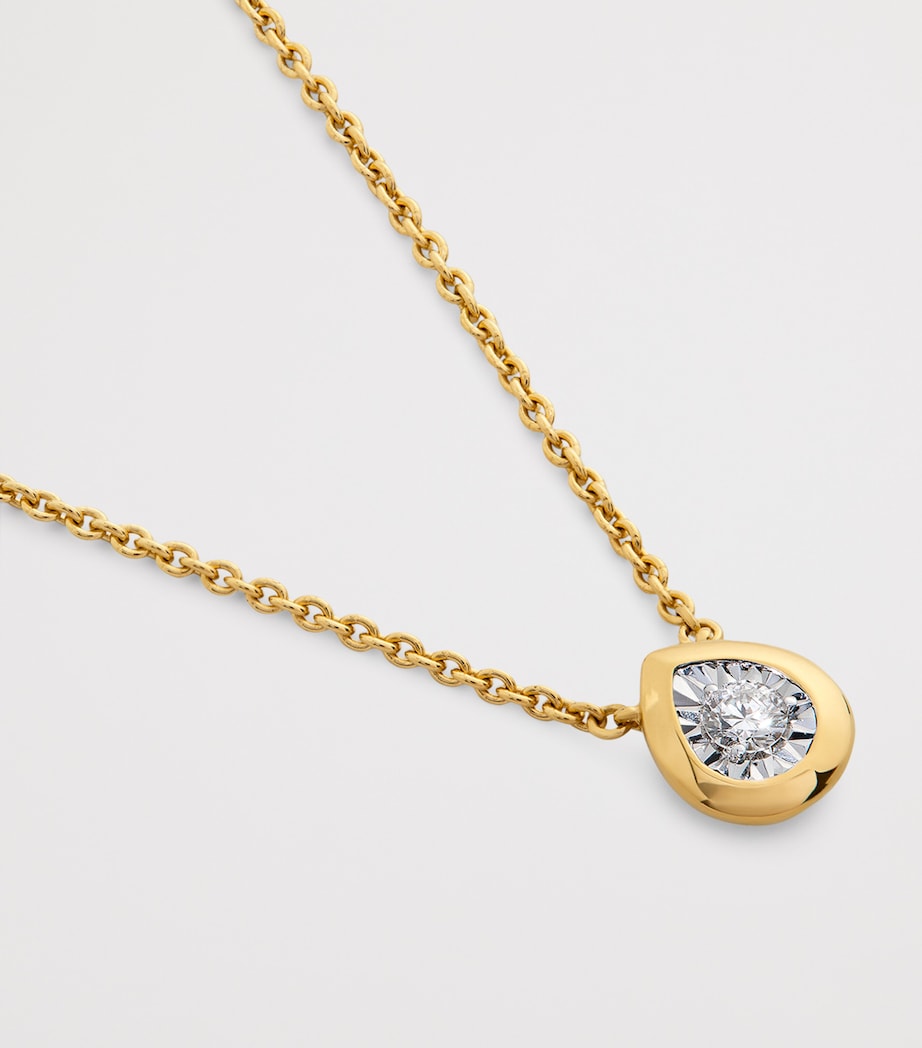 Gold Vermeil and Diamond Essentials Necklace 18K GOLD VERMEIL Image 2