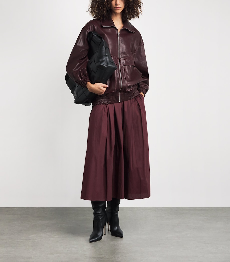 BCI Cotton Jordina Maxi Skirt BURGUNDY Image 2