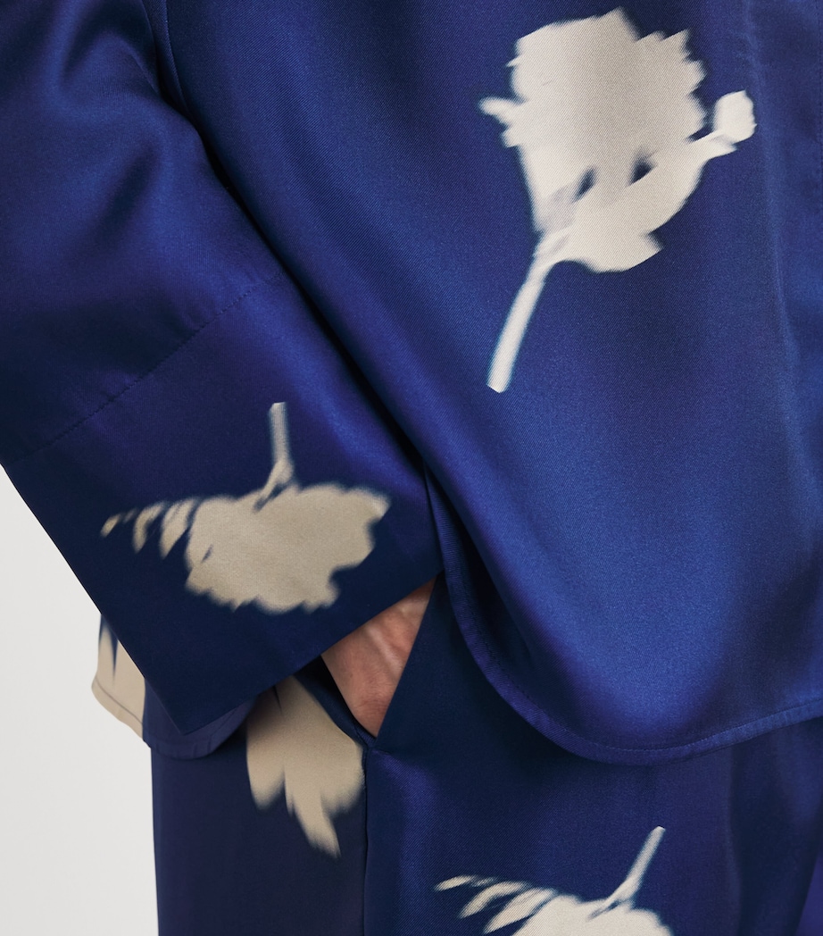 MM Womens Silk Eraclea Shirt China Blue Image 6