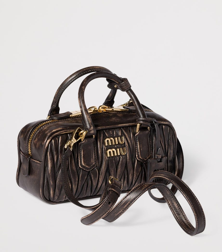 Matelassé Leather Arcadie Top-Handle Bag F0201 Image 2