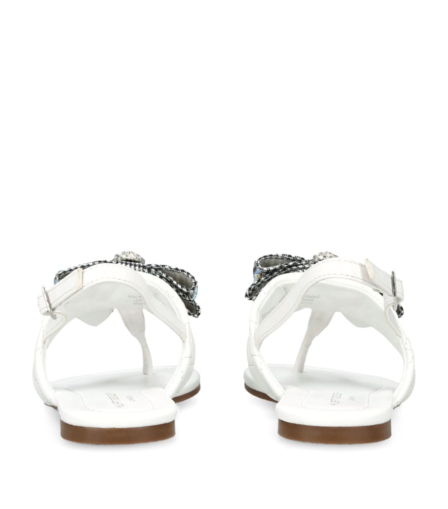 Kurt Geiger London Mini Kensington T-Bar Sandals White Image 2