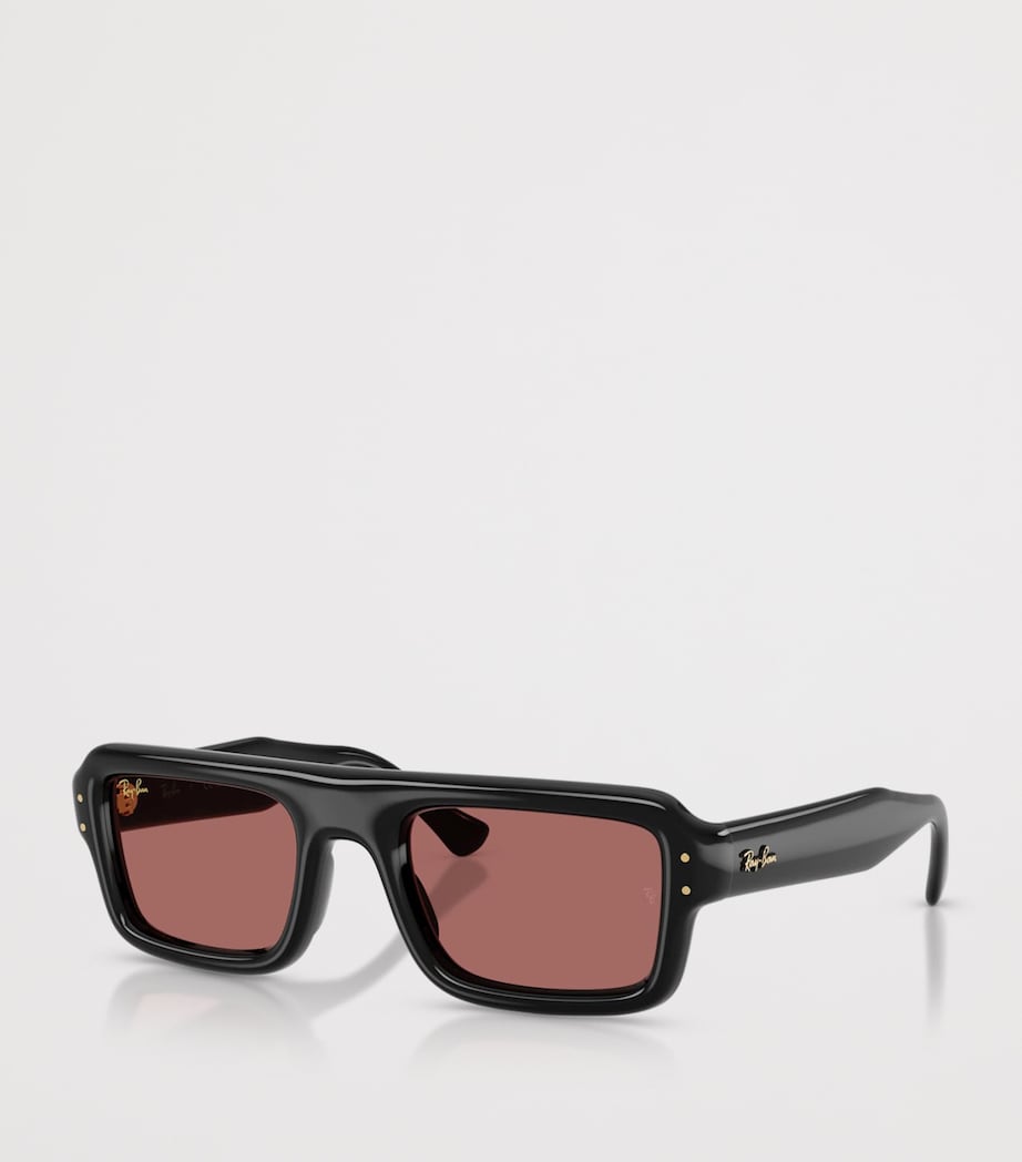 Ray-Ban Flacko Puffer Pilot Sunglasses Black Image 2