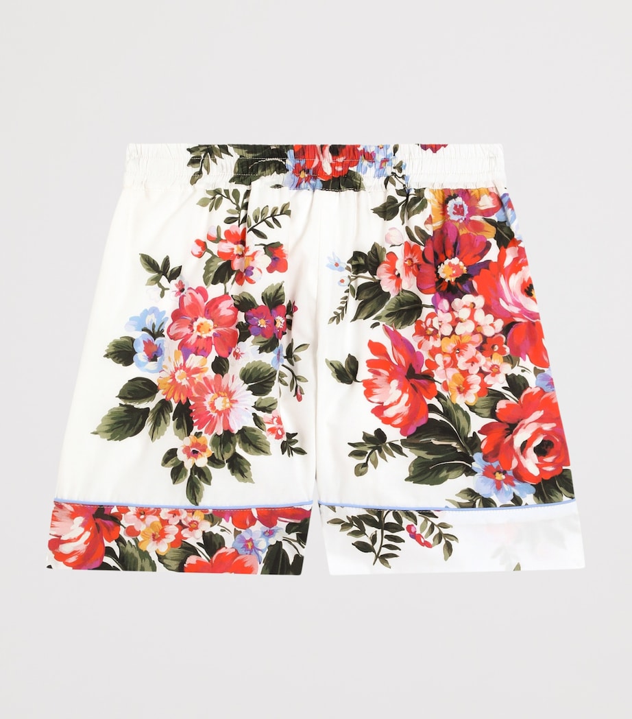 Dolce&Gabbana Kids Floral Tailored Shorts (8-12+ Years) Mazz.fiori F.b Image 2