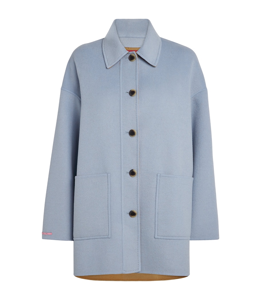 Wool Coat LIGHT BLUE Image 1