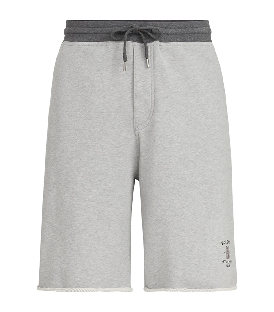 Brunello Cucinelli Mens Cotton Track Bermuda Shorts Image 1