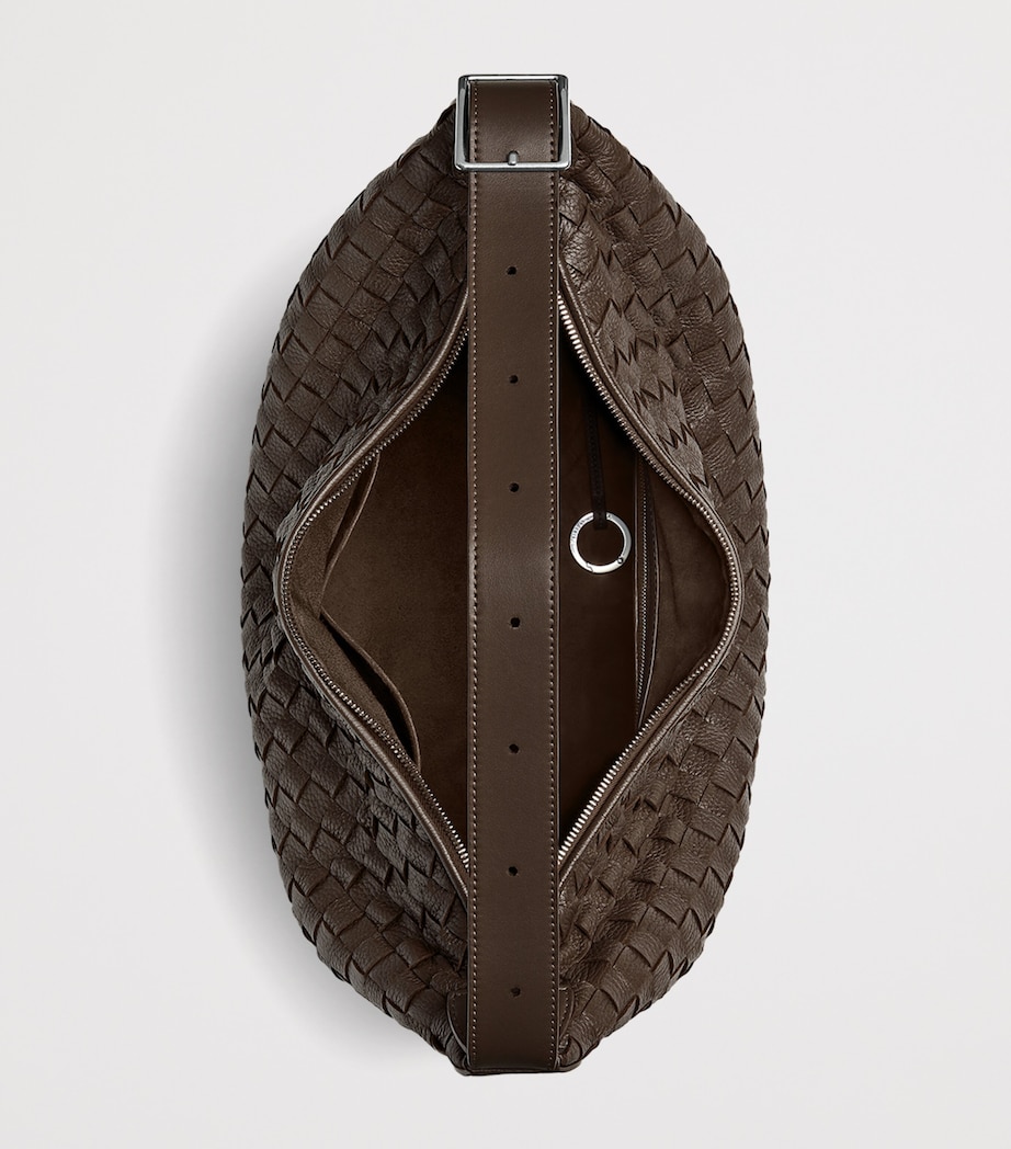 Leather Intrecciato Traveller Cross-Body Bag 2116 Image 5