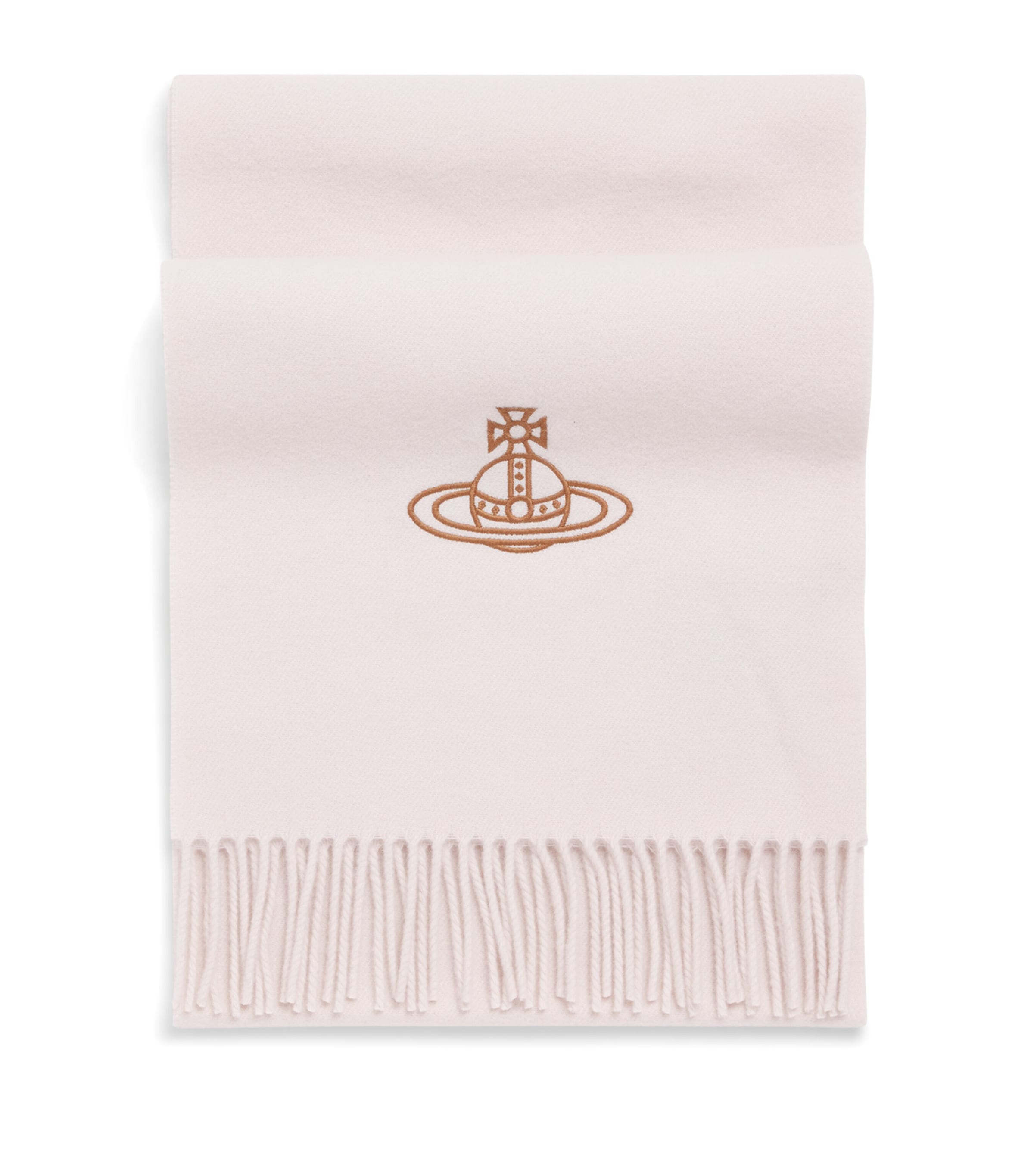 Vivienne Westwood Ivory Wool Orb Scarf | Harrods UK