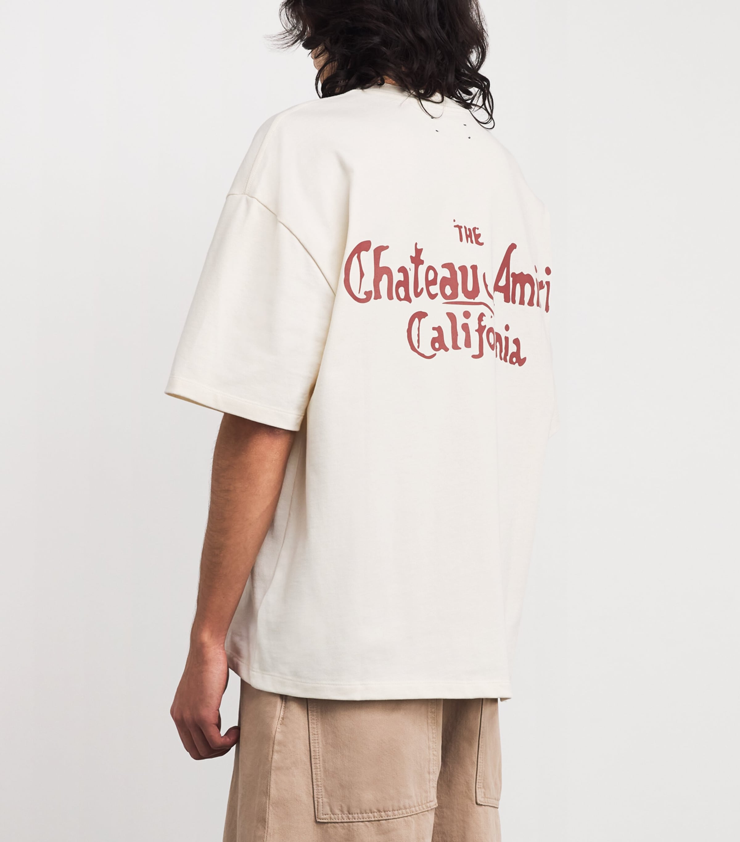 Logo Print T-Shirt IVORY Image 4