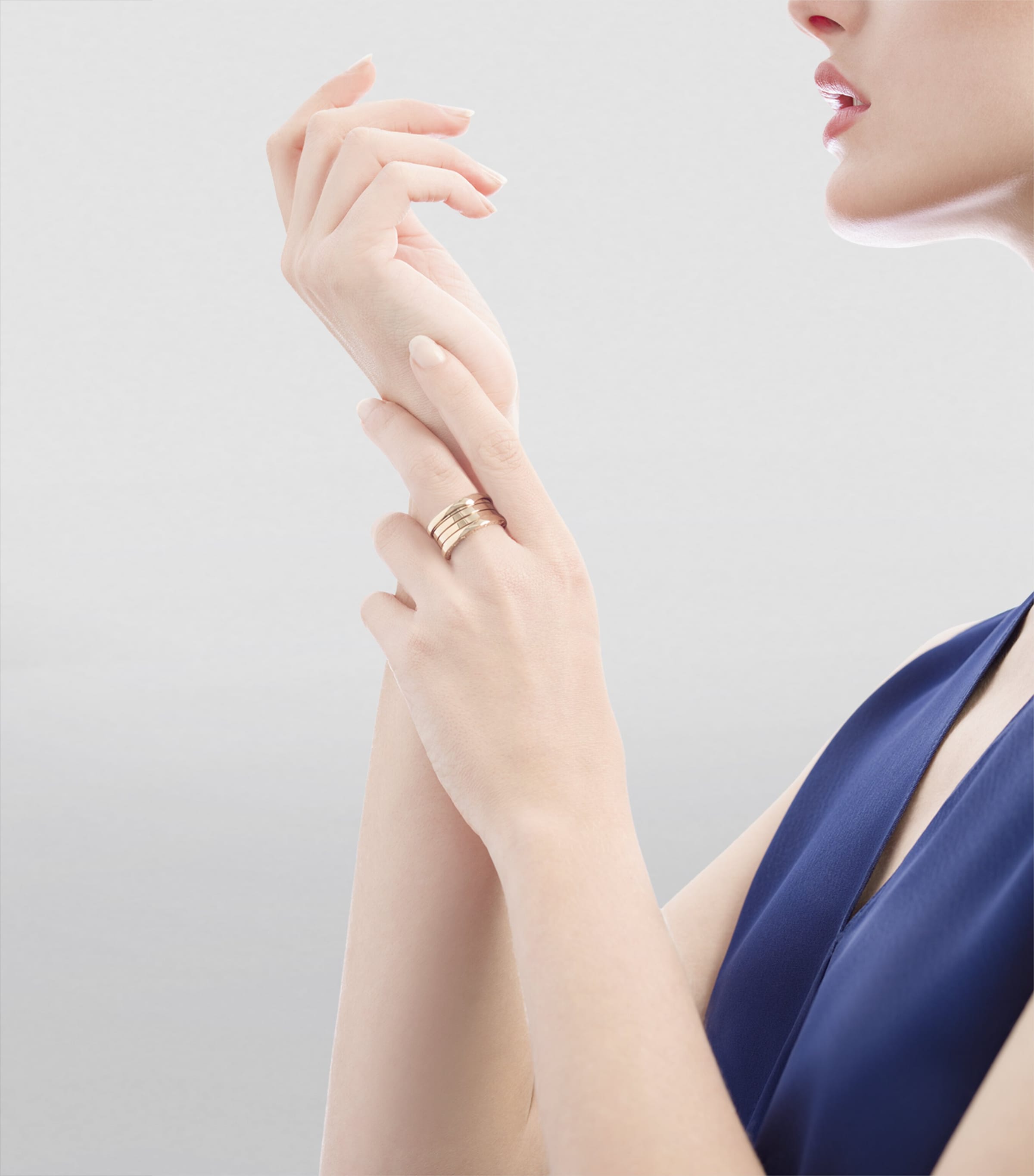 Yellow Gold B.zero1 Four-Band Ring YELLOW GOLD Image 4