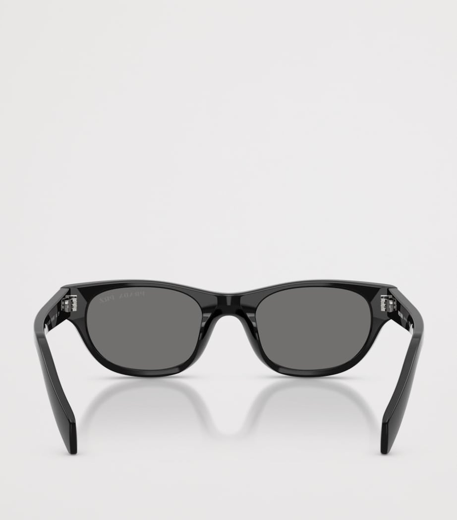 Prada PR C08S Cat-Eye Sunglasses Black Image 4