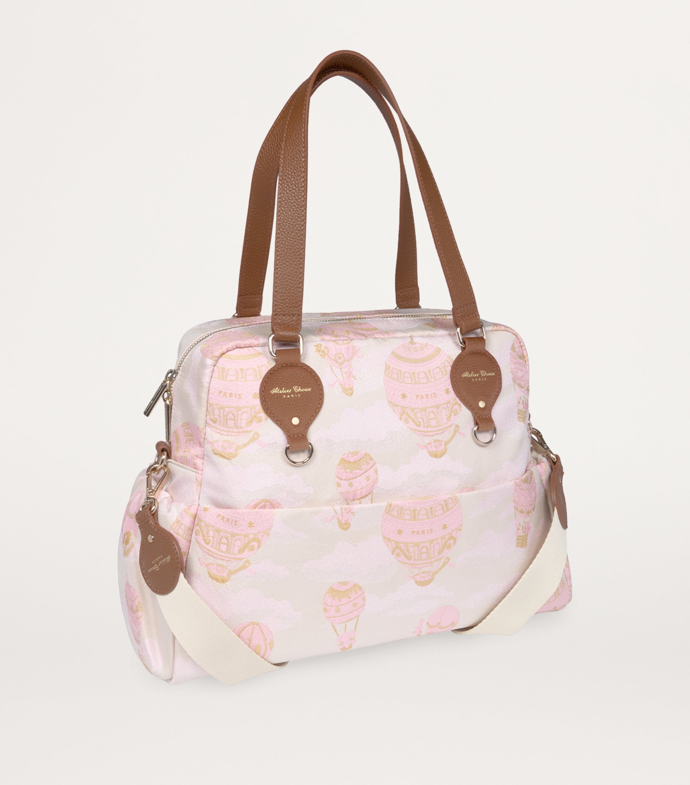 Changing Bag and Mat Set PINK HOT AIR BALLOON Image 2