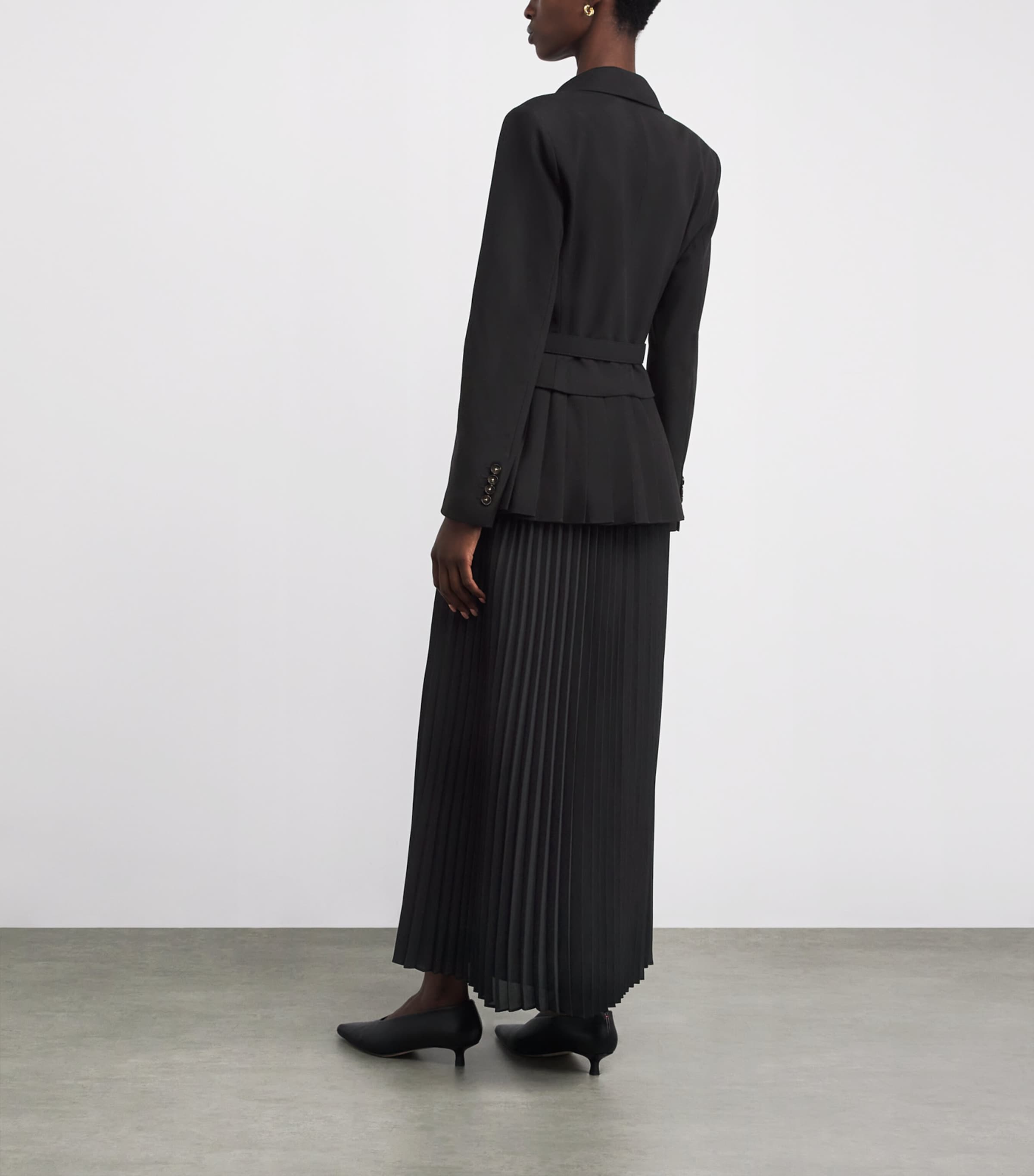 Alexandra Blazer Midi Dress BLACK Image 3