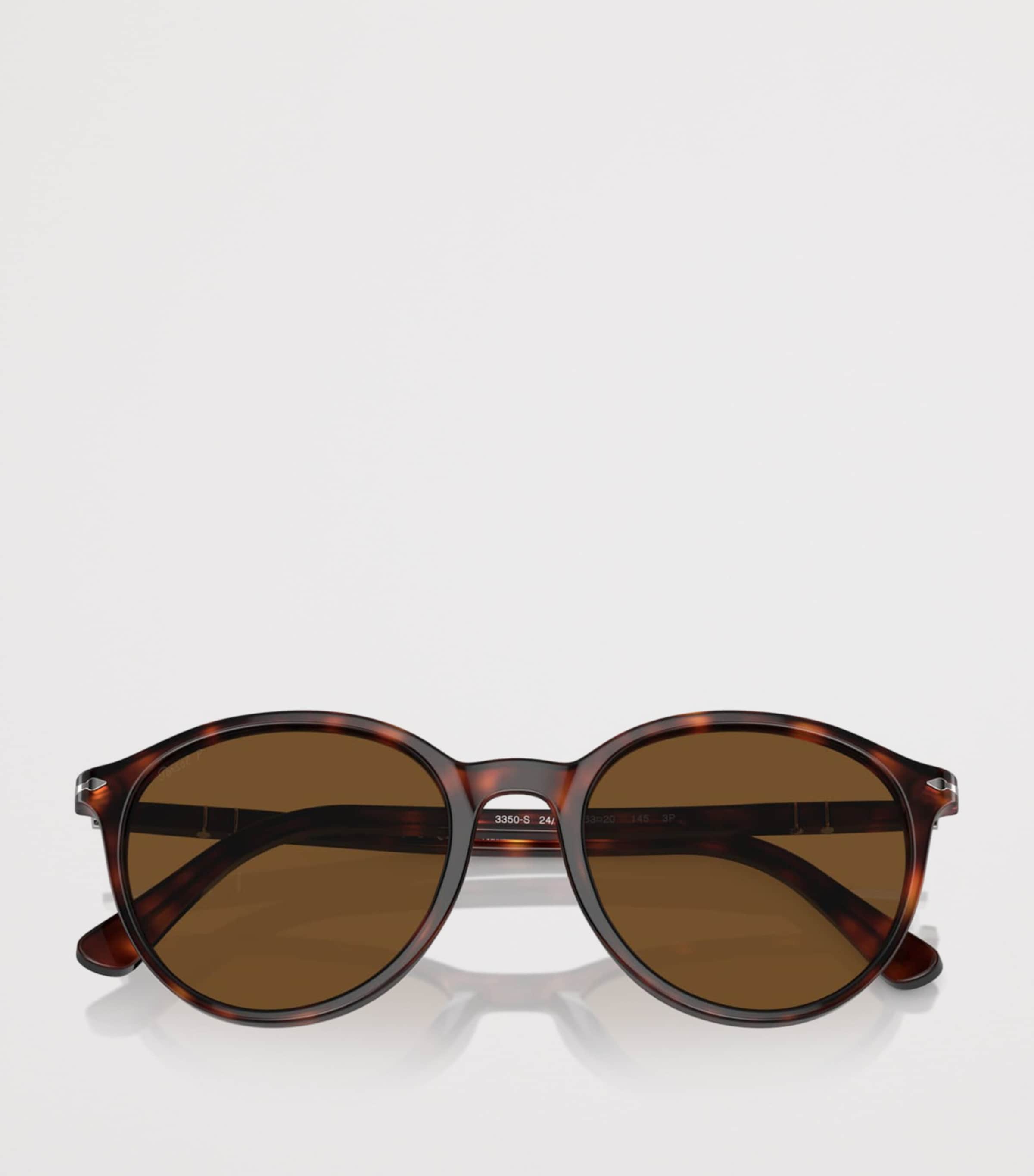 Persol Round Phantos Sunglasses Brown Image 5