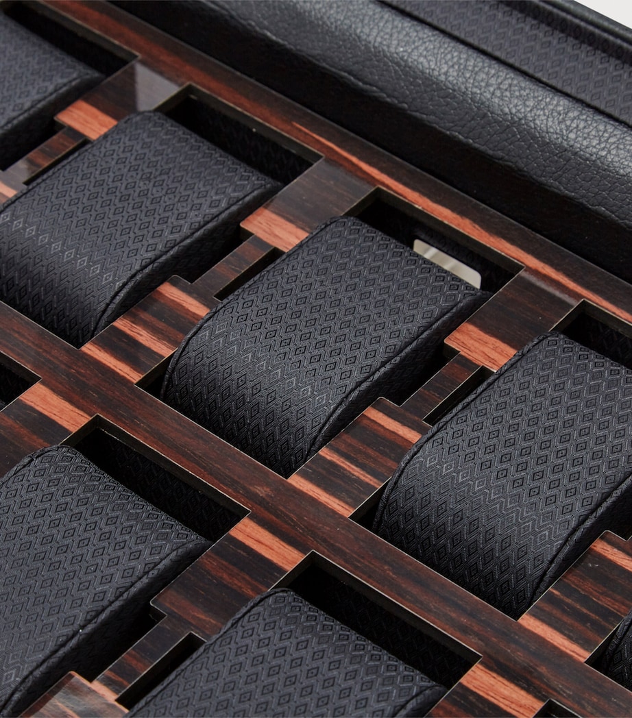 Vegan Leather Roadster Watch Box BLACK Image 5