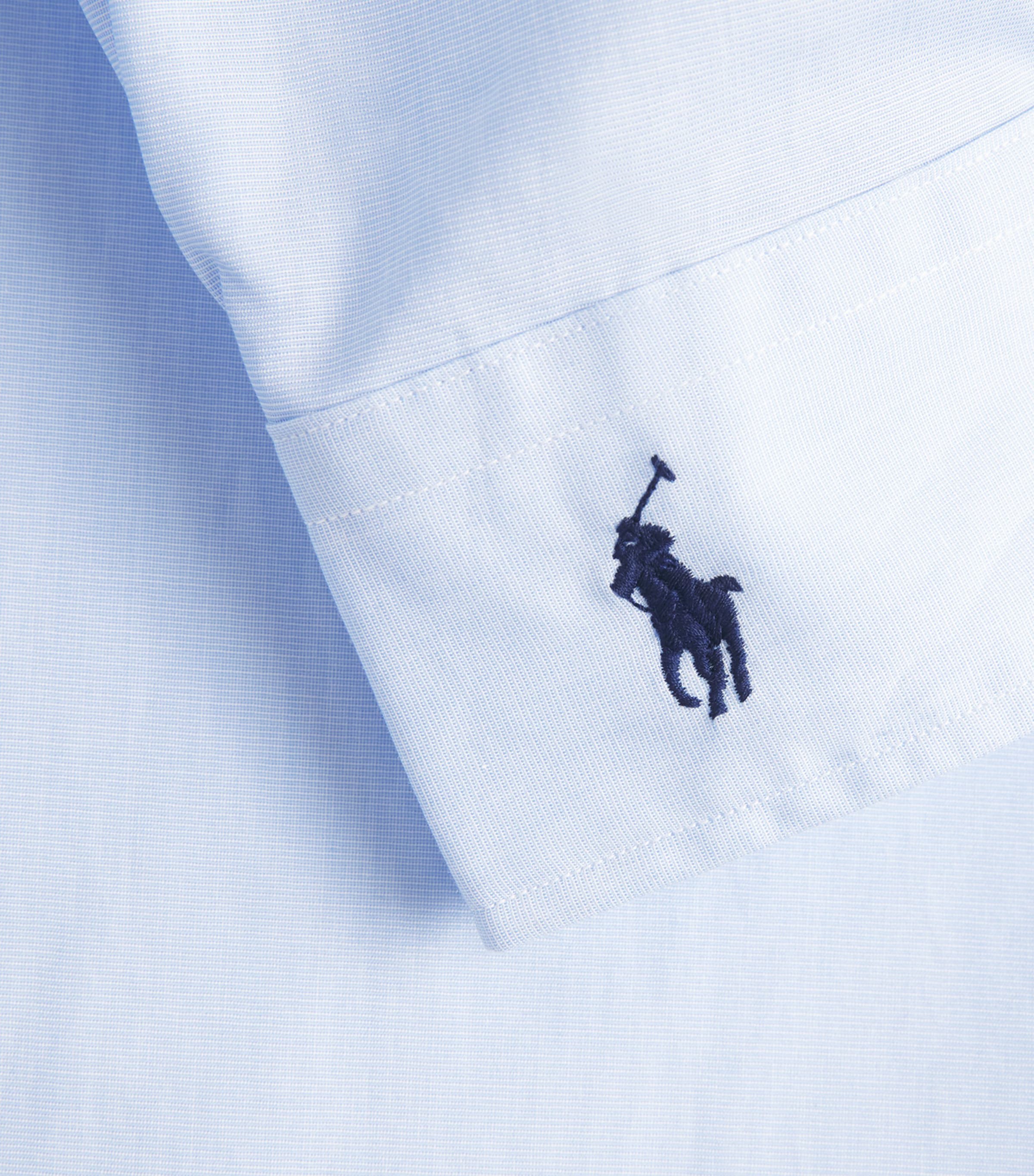Polo Ralph Lauren Womens Cotton Oversized Shirt Light Blue Image 6