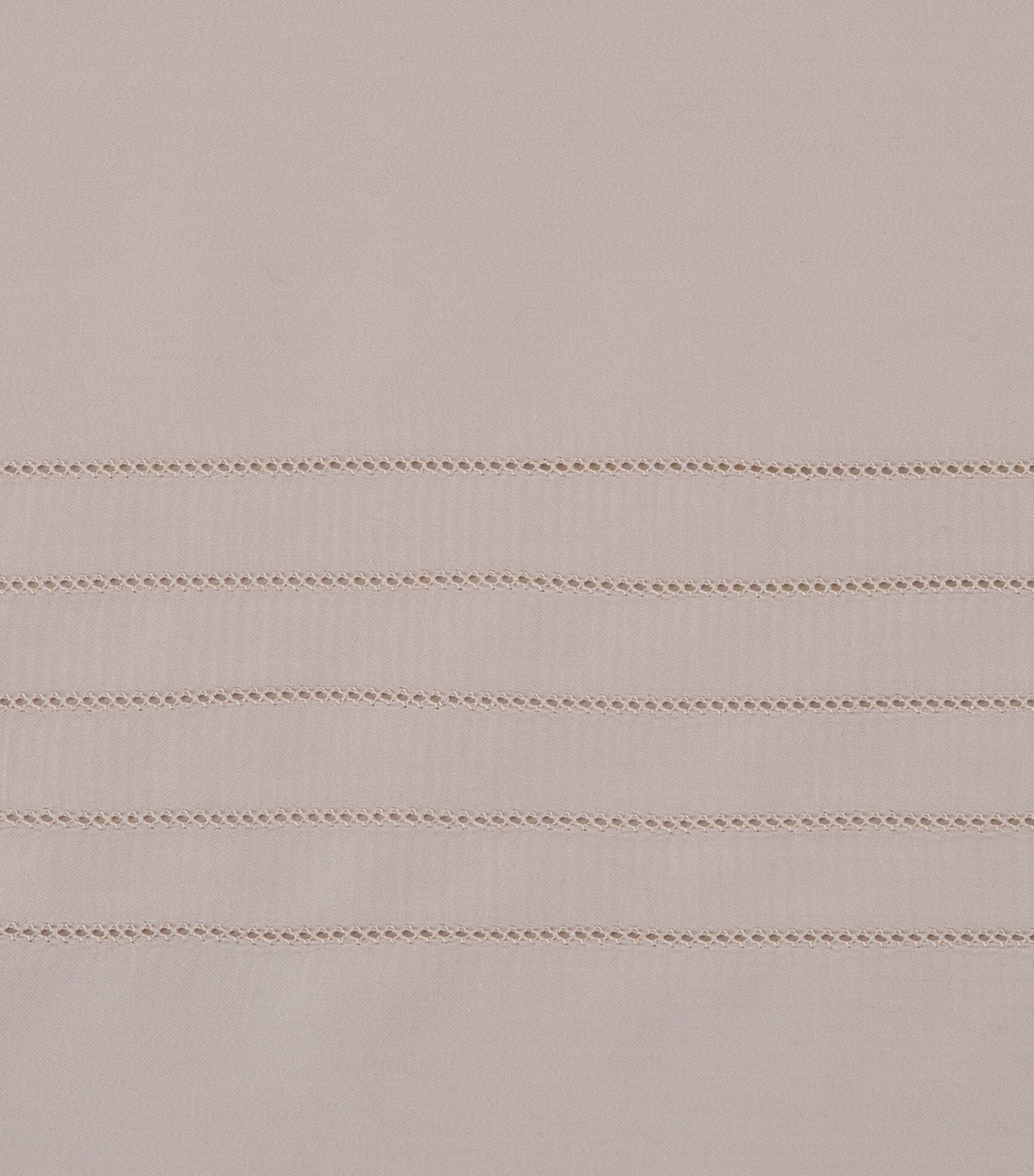 Frette Cotton Lush Ajour King Flat Sheet Set (270cm x 320cm) Greige Image 6
