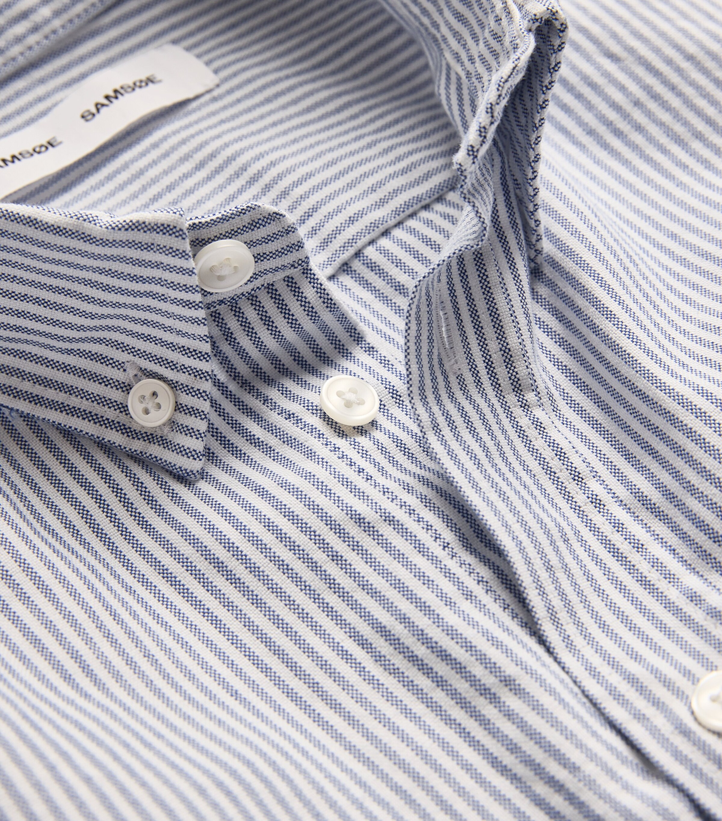 Cotton Pinstripe Saliam BX Shirt OXFORD NARROW ST Image 5